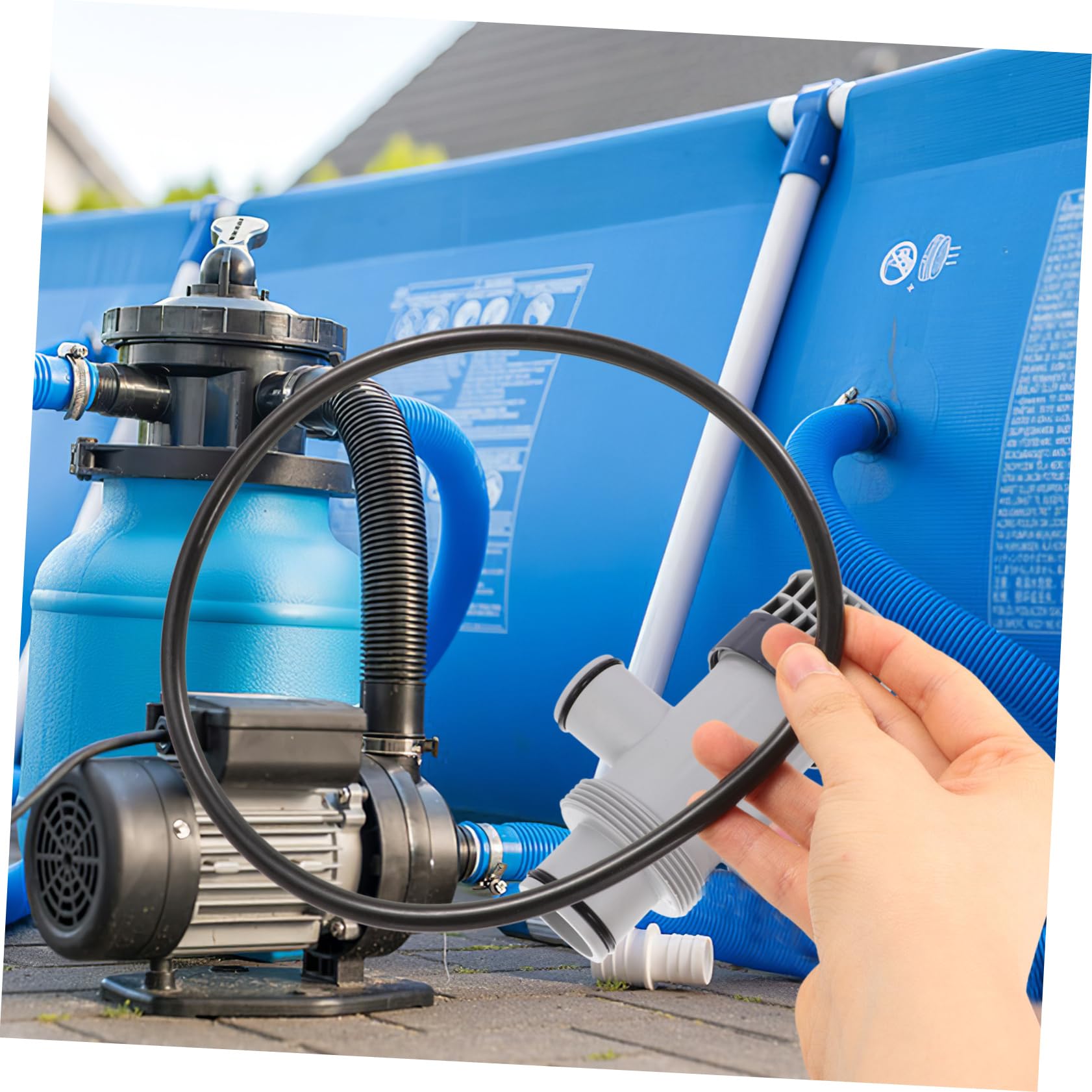 5 Set Guarnizioni Ricambio Per Filtri Piscina Da Gomma Adattabilità E Durata Per Massimizzare Efficienza Del Della Pompa 2 Pezzi * 5