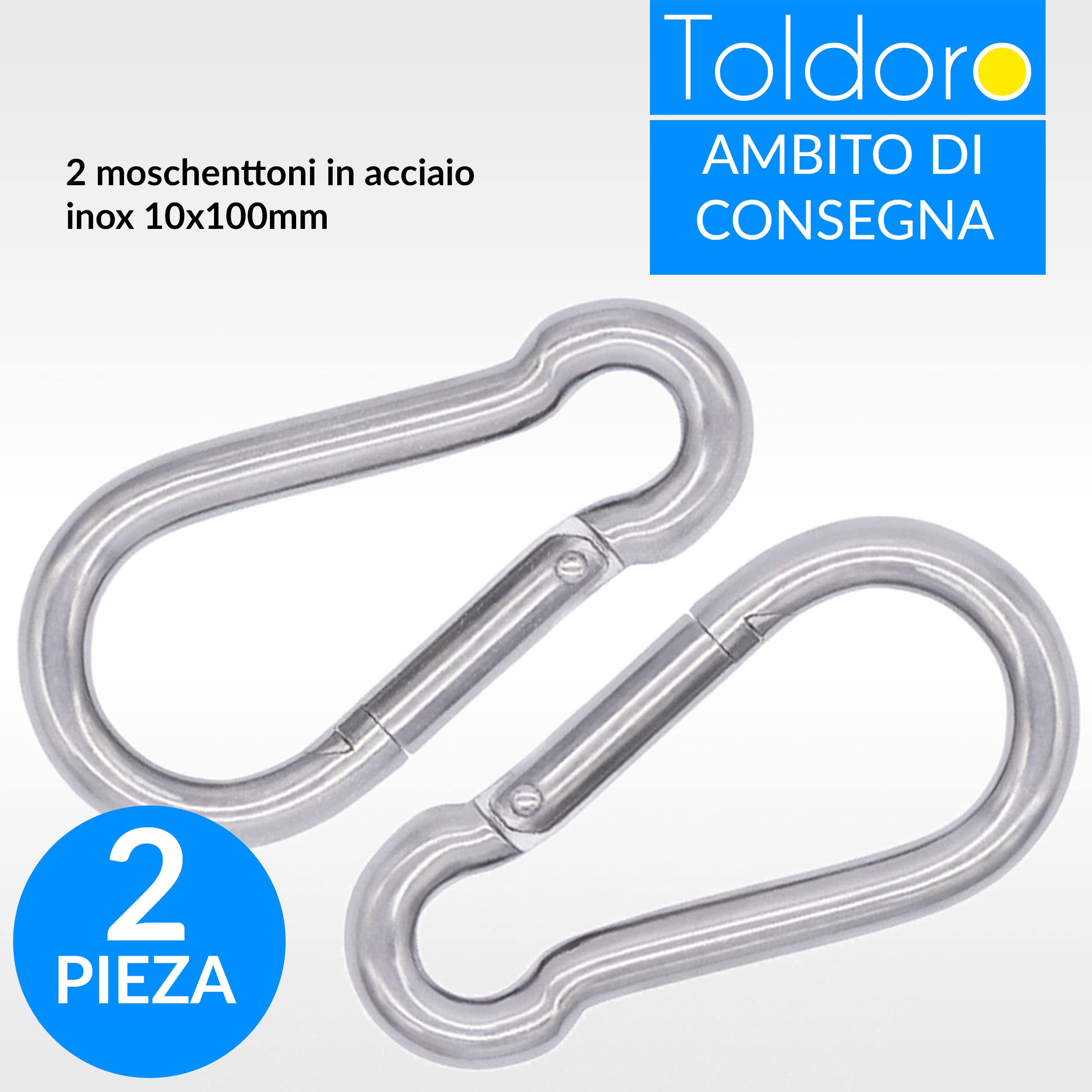 Moschettoni in Acciaio Inox - PROMARINE