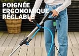 Nilfisk Nettoyeur de terrasse - Nettoyeur électrique pour terrasses en bois avec brosses rotatives et contrôle du débit d'eau (600 W) - 6