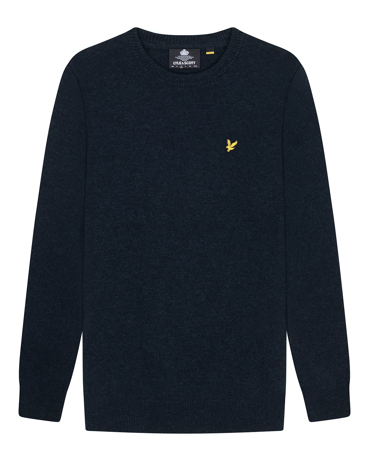 Lyle & Scott Uomo Maglione Girocollo in Misto Lana d'Agnello