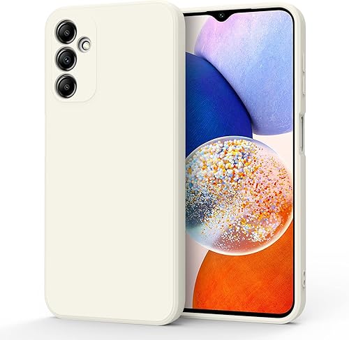 Miniatura 7 de AK Paquete de 2 fundas para Samsung Galaxy A14 4G 5G, elegante funda protectora de silicona líquida delgada de cuerpo completo para Samsung Galaxy