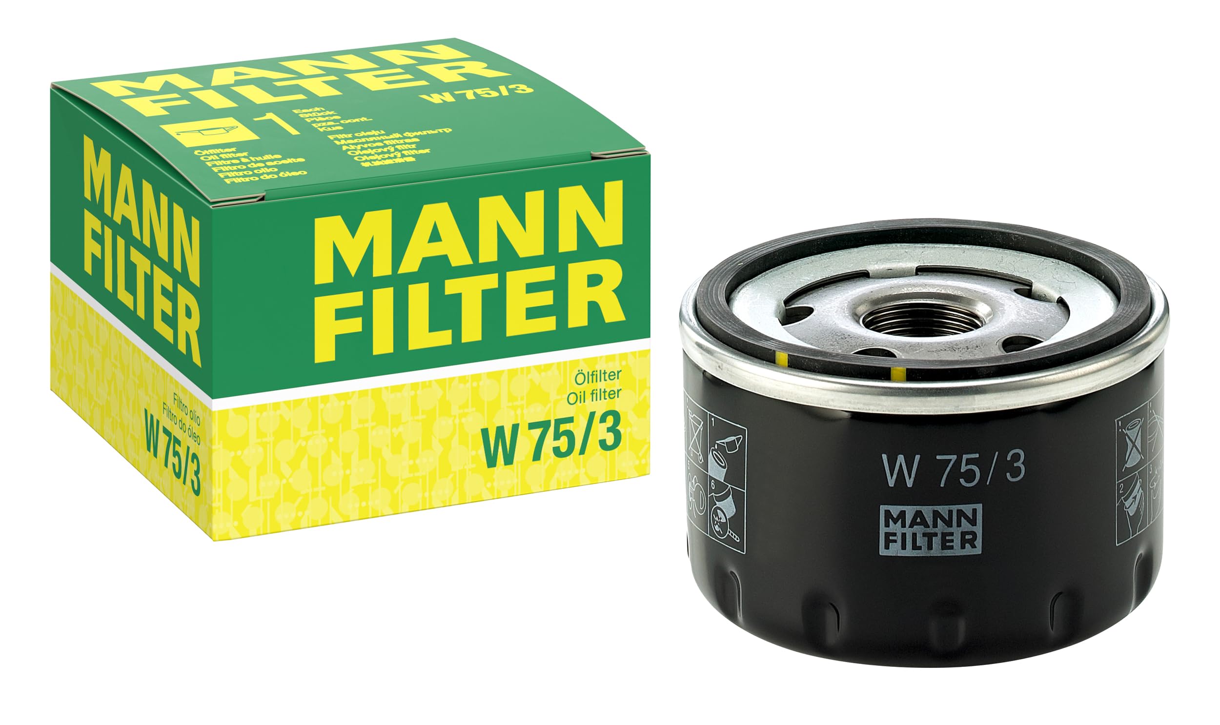 MANN-FILTER W 75/3 Oil Filter - for Cars + Transporters
