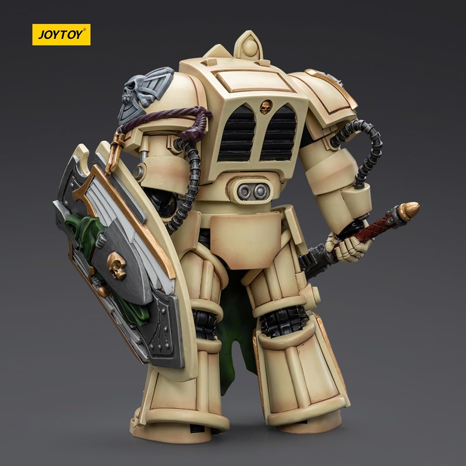 JOYTOY JT9206 40K 1/18 Action Figure Toy, Dark Angels Deathwing Knight with Mace of Absolution 1, 4-inch Gift for Action Figure Lovers & Collectors Above