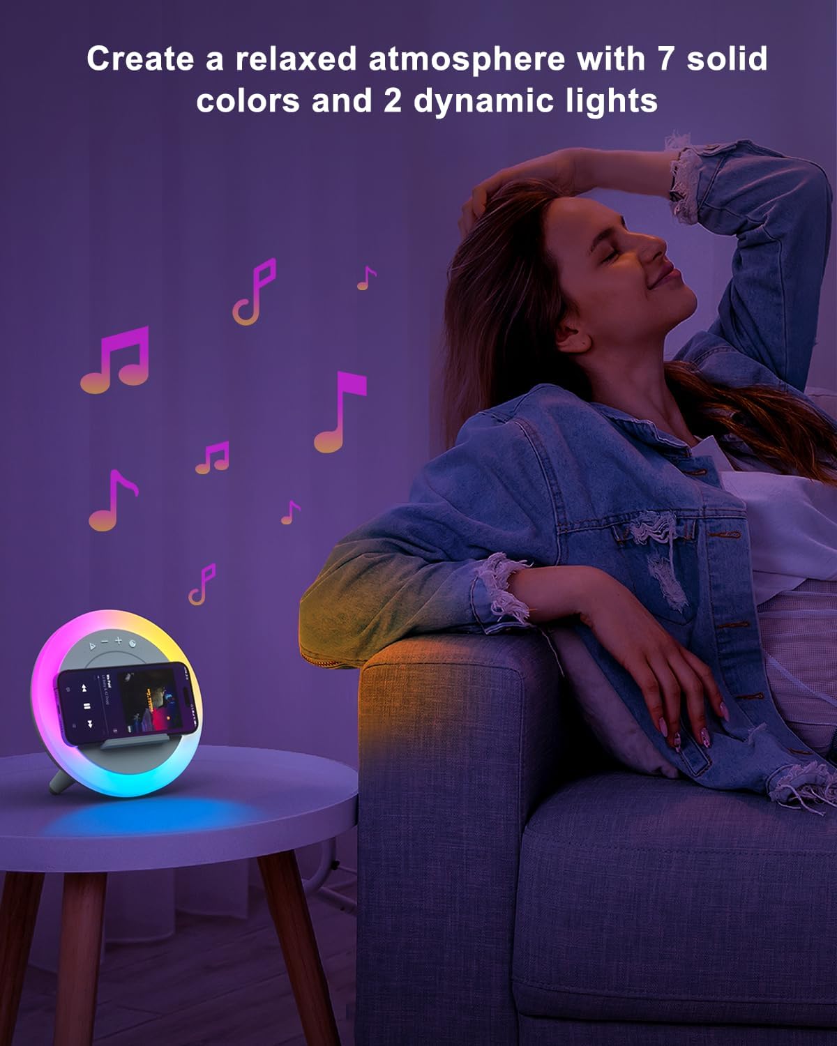 Illuminate Your Sound: Review of the 4-in-1 Wireless Charger Speaker with Color Changing Lights