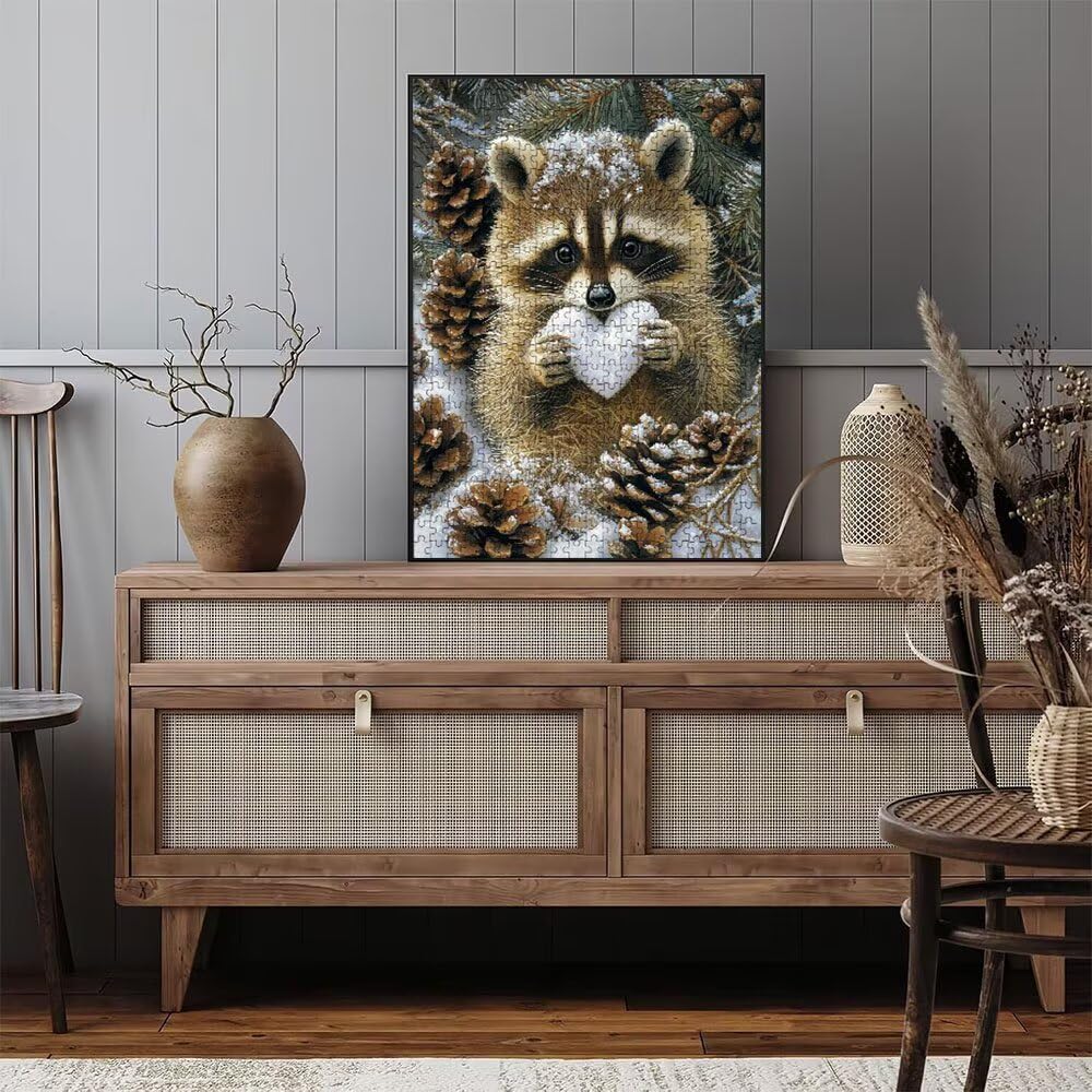 Puzzle 5000 Pezzi, Scoiattolo Pino 3D Puzzle per Adulti Impegnativo, Educa Puzzles Artistico, Divertente E Stimolante Puzzles Decorativo per La Famiglia, Regalo e Decorazione Pareti DX0YL6-868