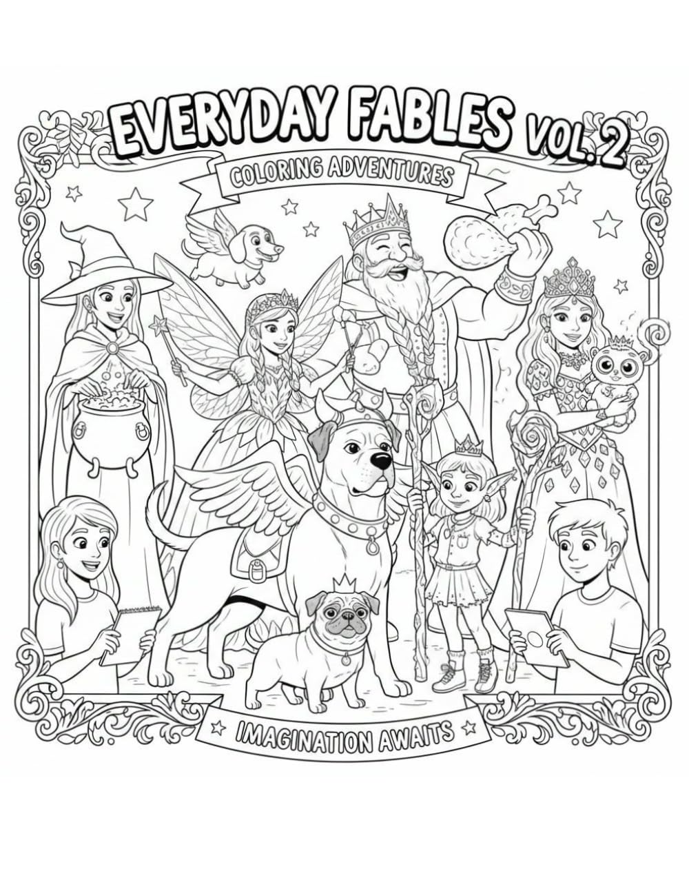 Every Day Fables Vol. 2 Coloring Adventures: Imagination Awaits