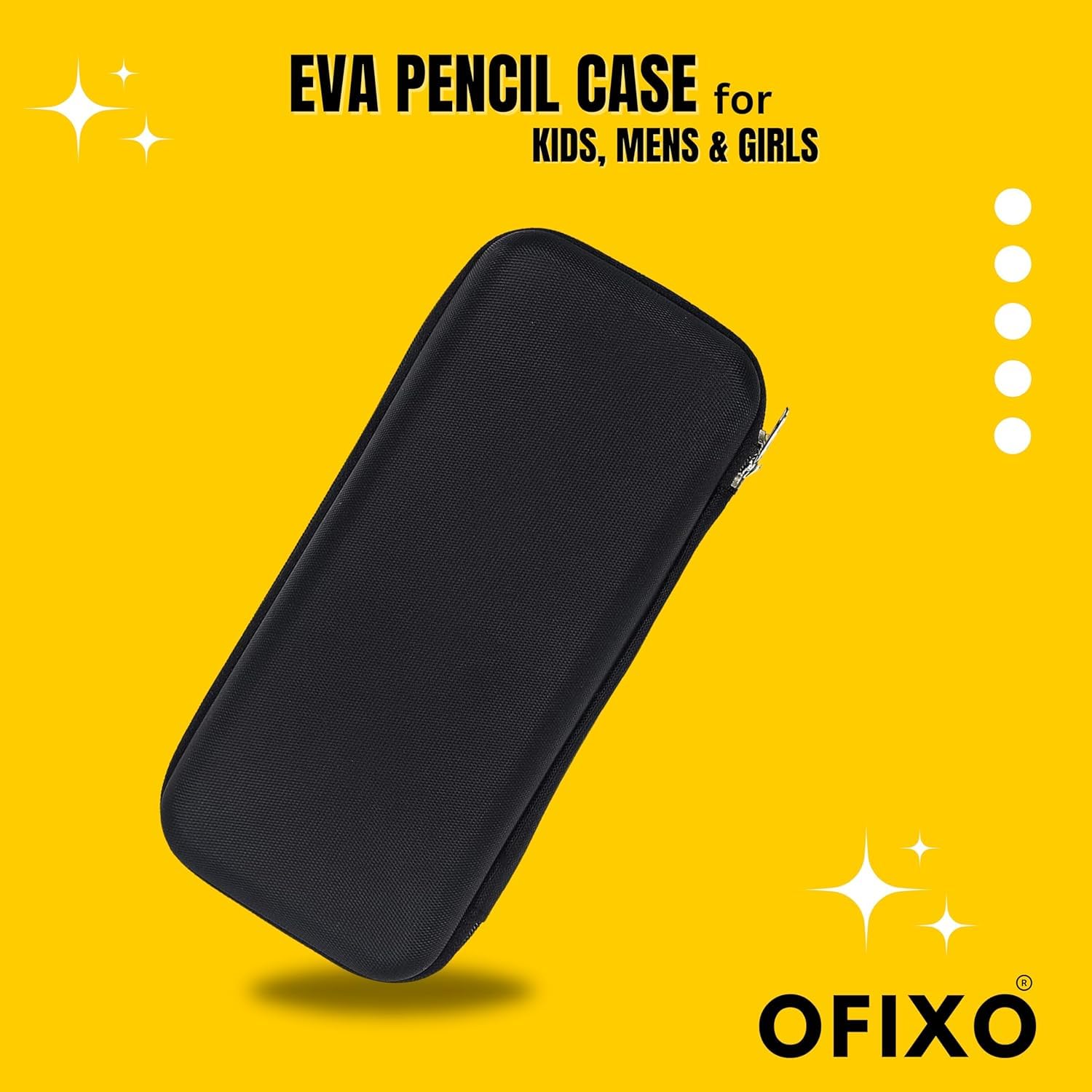 OFIXO Juego combinado – Notas adhesivas coloridas (400 piezas) y estuche rígido – Ideal para la escuela, la oficina y los suministros de arte