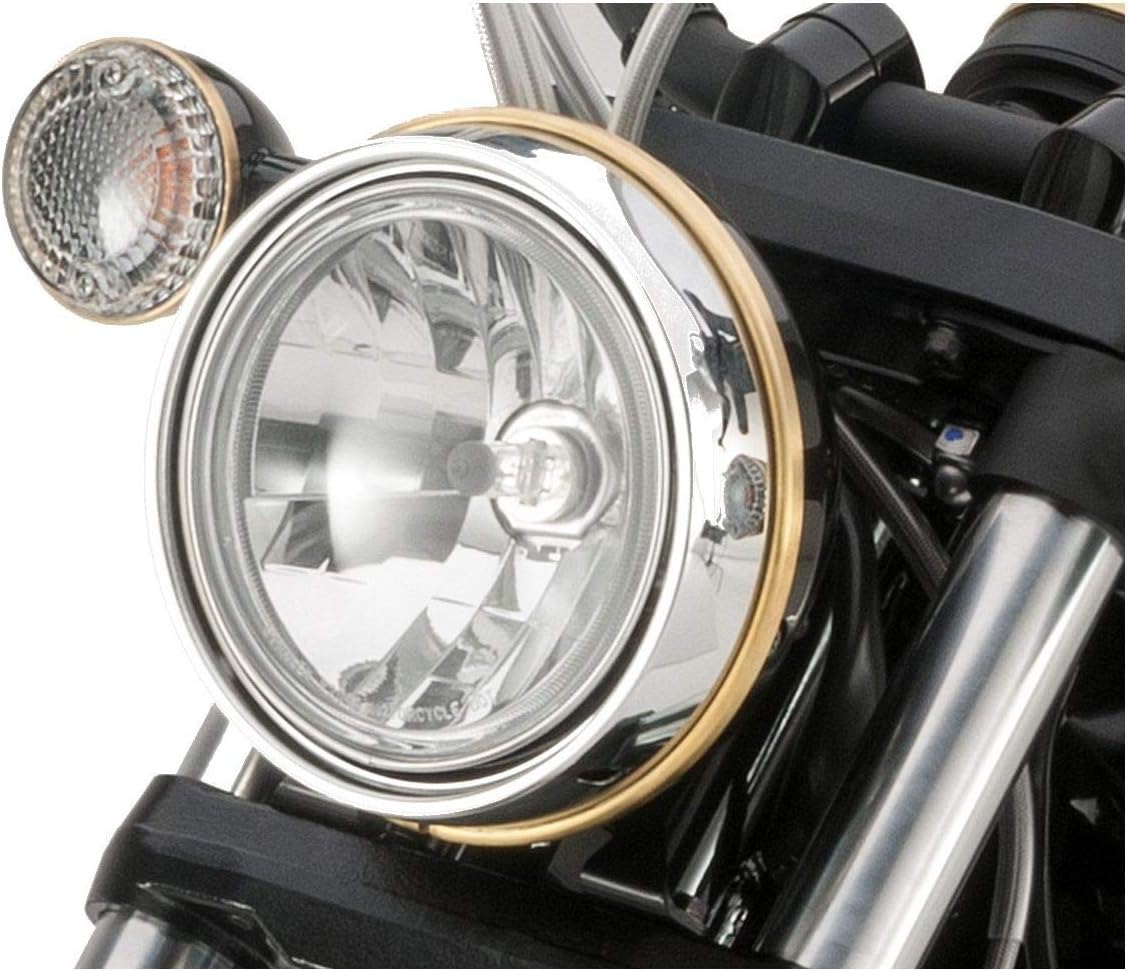 Genuine Yamaha Accessories Brass Headlight Bezel For 14-20 YAMAHA Bolt