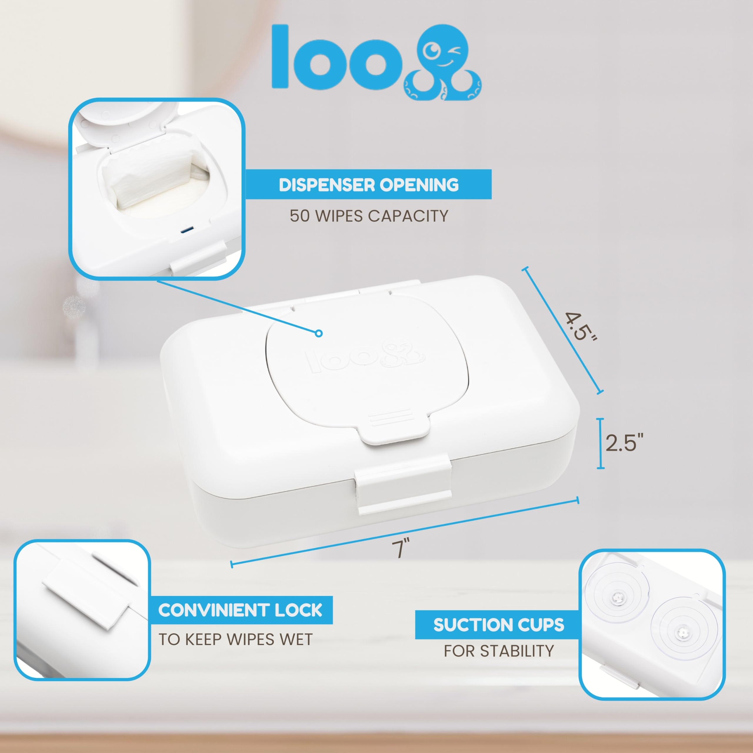 Loo Dispensador de toallitas, fabricado en China