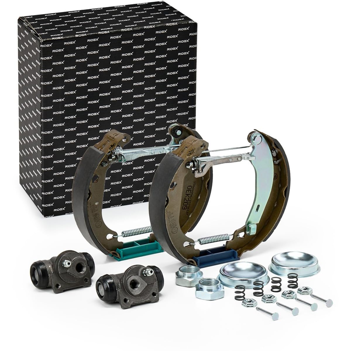 RIDEX 3859B0015 Kit freno Freno a tamburo Posteriore con cilindretto freno Compatibilità con PEUGEOT 306 2 volumi/Coda spiovente 7A, 7C, N3, N5