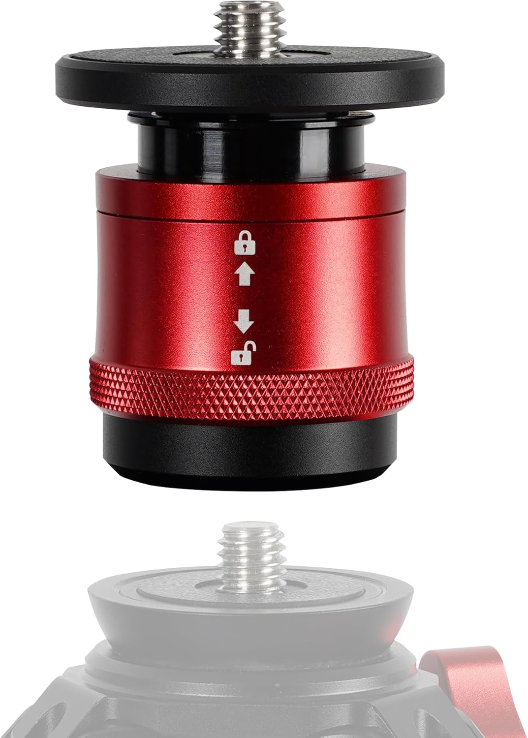 IFOOTAGE Cobra 3 Quick Release System, Quick Release Plate & Quick Release Base, Camera Quick Release Compatible with Cobra 3 Monopod, Universal 1/4"&3/8" Screw for Most of Monopod/Tripod, CB3-QRM01