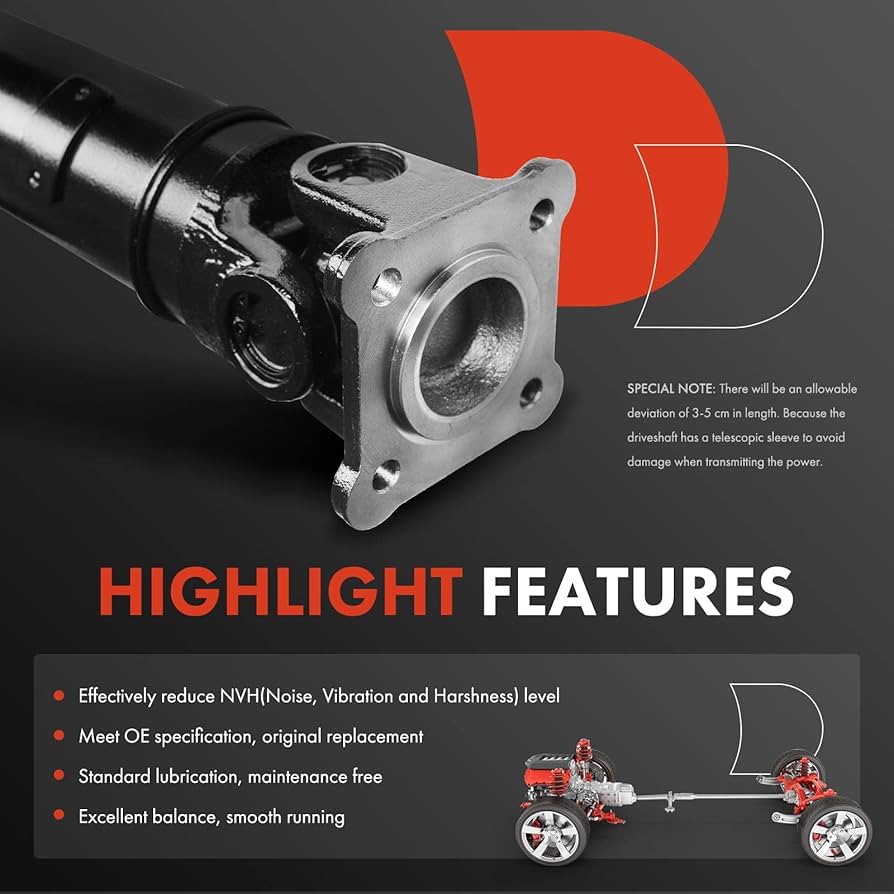 Amazon.com: A-Premium Rear Complete Drive Shaft Prop Shaft