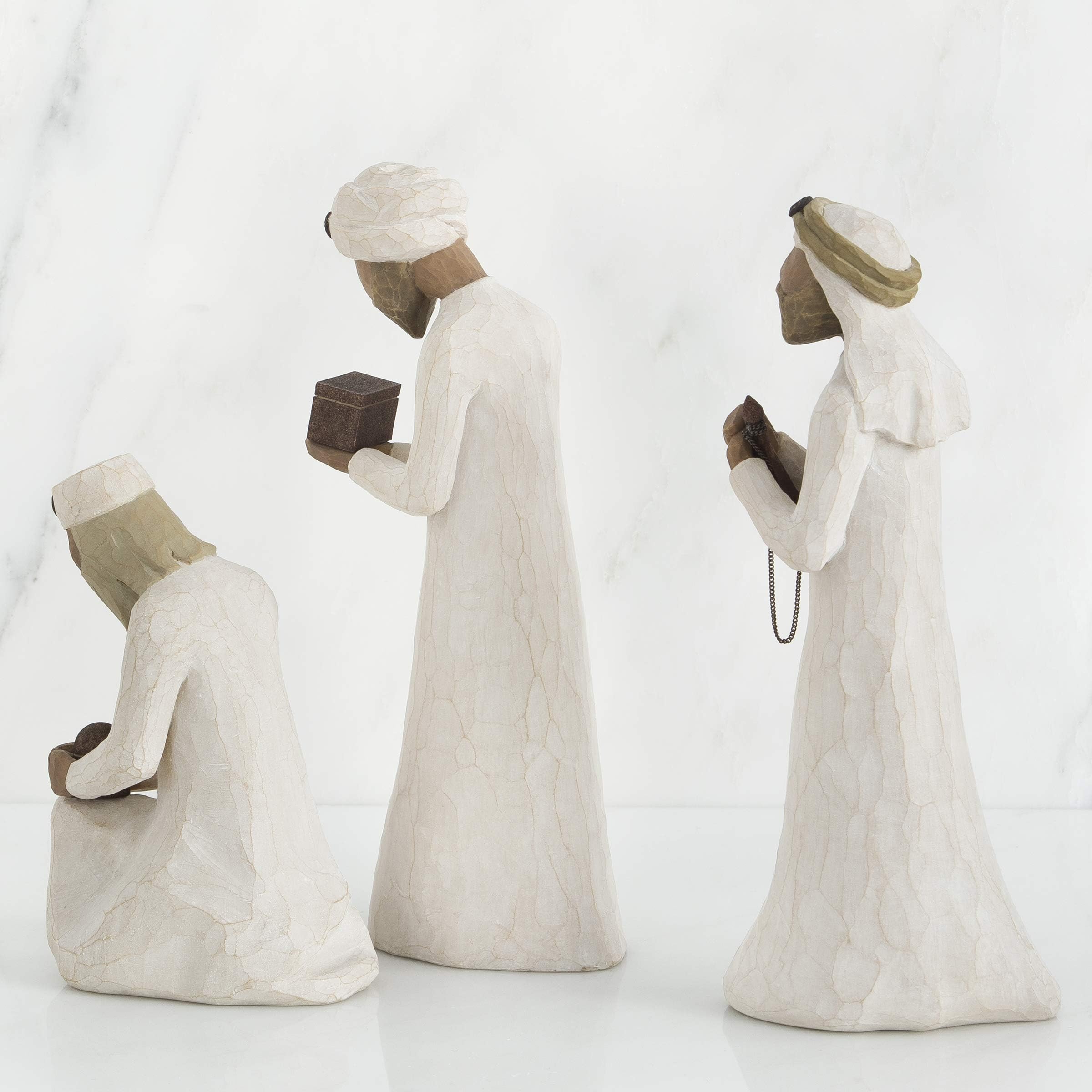 Willow Tree Figura de Reyes Magos: Melchor, Gaspar y Baltasar, Home Deco, Enesco