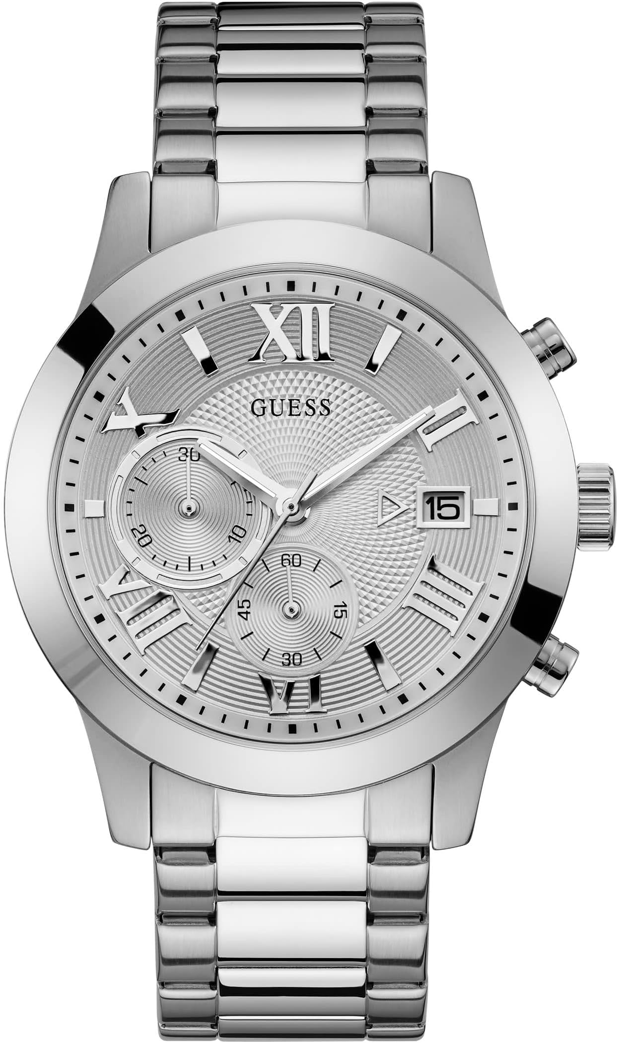 Guess Men's U1055G Series| Analog Dress Watch| Stainless Steel Case