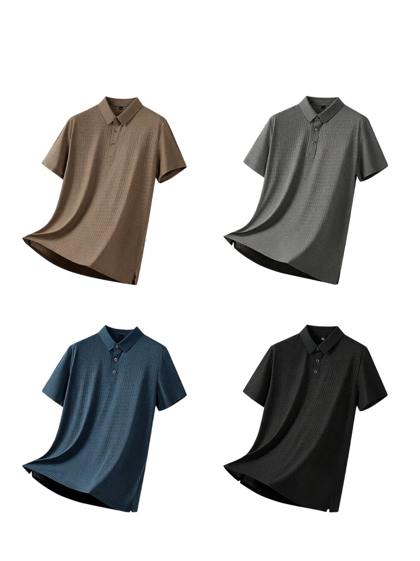 Maglietta a maniche corte da uomo a righe in seta di ghiaccio, vestibilità larga, per allenamento, corsa, abbigliamento all'aperto