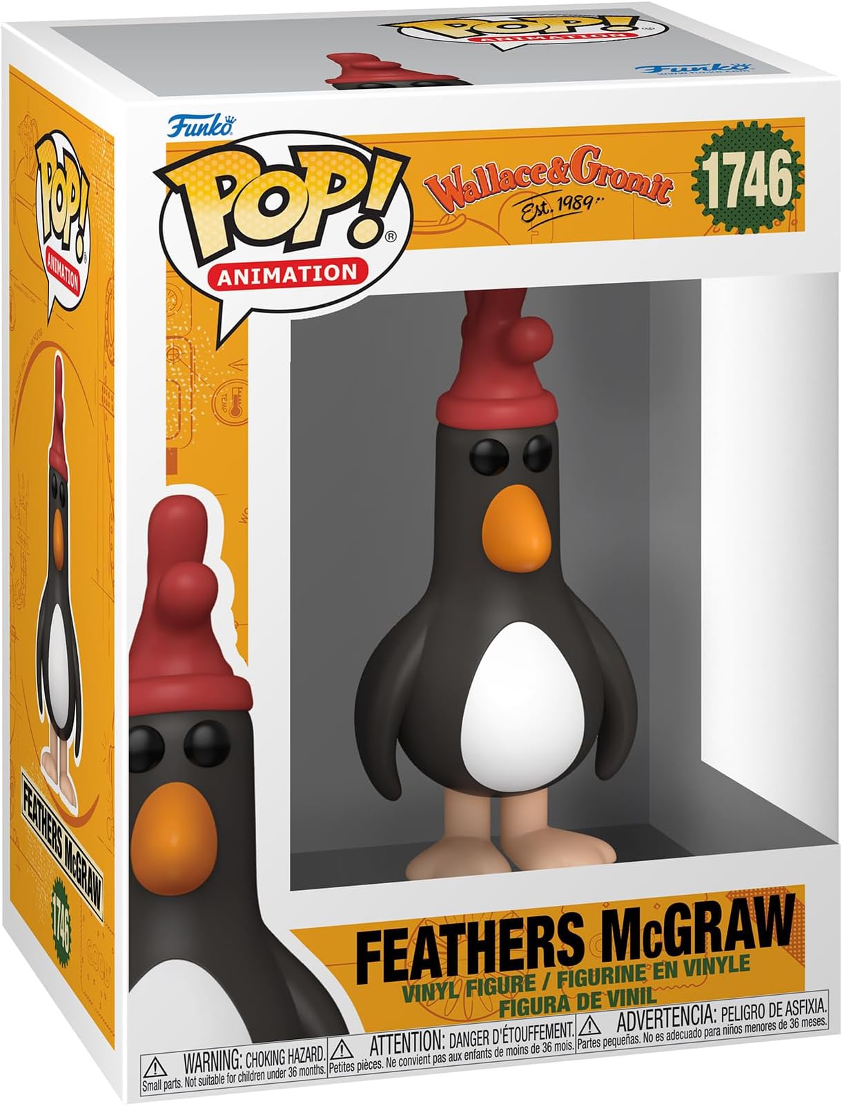 Funko POP! Movies: Wallace & Gromit - Feathers McGraw - Collectable Vinyl Figure - Gift Idea - Official Merchandise - Toys for Kids & Adults - Movies Fans - Model Figure for Collectors and Display