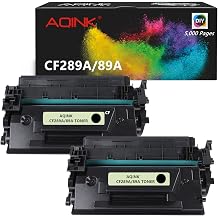 متوافق 89 A CF289A خرطوشة الحبر NO رقاقة استبدال ل هب 89 A CF289A للاستخدام في هب المؤسسة M507 المؤسسة مفب M528 سلسلة الأسود،2-حزمة