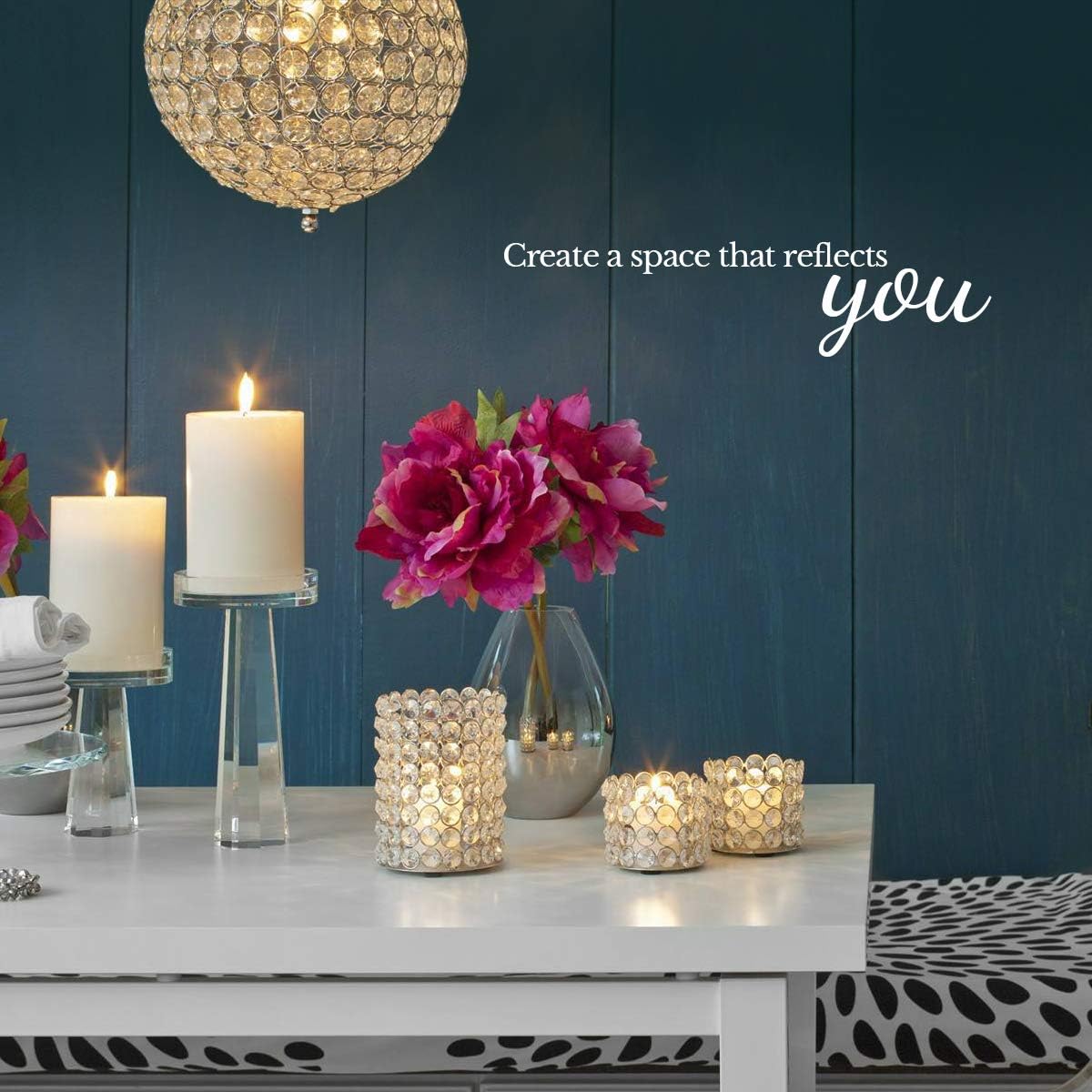 Serene Spaces Living White Glass Cylinder Vase – Smart Modern White Design, Décor Accent, Use for Weddings, Parties, Events, Home Decor, 12” Tall by 6” Diameter