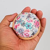 Vista 3 de Cojín de alfiler de madera con alfileres de estilo japonés, soporte para alfiler, para manualidades, clip para el cabello, costura diaria a mano