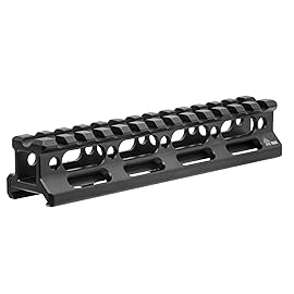 Leapers MT-RSX8L Inc., UTG Super Slim Picatinny Riser Mount, 0.83 Height, 13 Slots, Black
