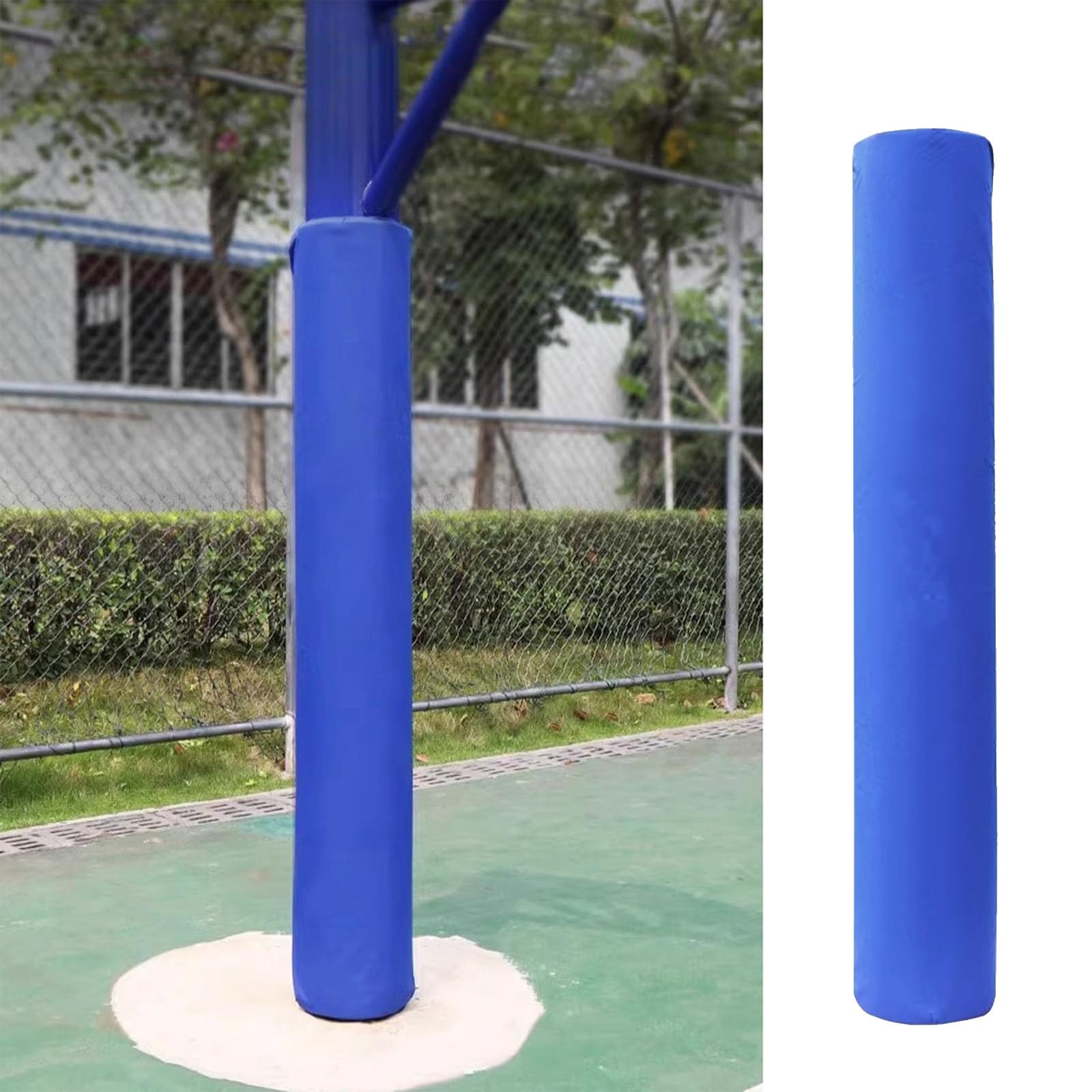 Gepolsterter, runder Basketball-Stangenschutz, wetterfest, für drinnen und draußen, unverzichtbar für Fitnessstudio und Spielplatz, sichere Abdeckung für Basketballausrüstung