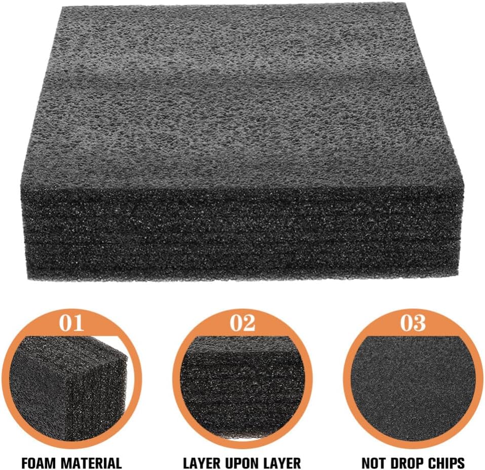 VILLCASE Wool Felting Pads 7.87X7.75X2.08 Inch Foam Cushions for Needle Felting Crafts DIY Work Mat with Thick Soft Surface for Embroidery Needlework Projects