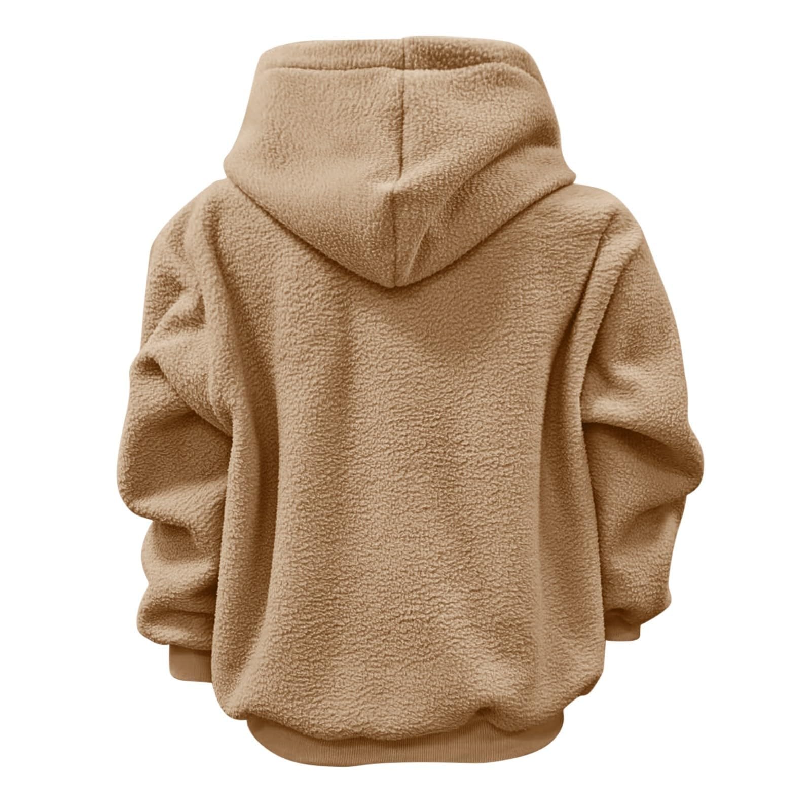 Générique Chandails en Molleton avec Poches pour Chiens, Pull Pour Chat, Sweatshirts Amusants avec Poche Kangourou Grande Taille pour Chat et Chiot - Pull de Porte-bébé Mignon à Manches Longues