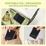 Organisateur hebdomadaire de pilules 7 Jour x 3 Times a Day,Médication Organizer & Pill Organizer Case de voyage avec compartiments amovibles pour les vitamines & Pills, Voyage essentiel, Kit de voyage de l'organisateur de la pilule