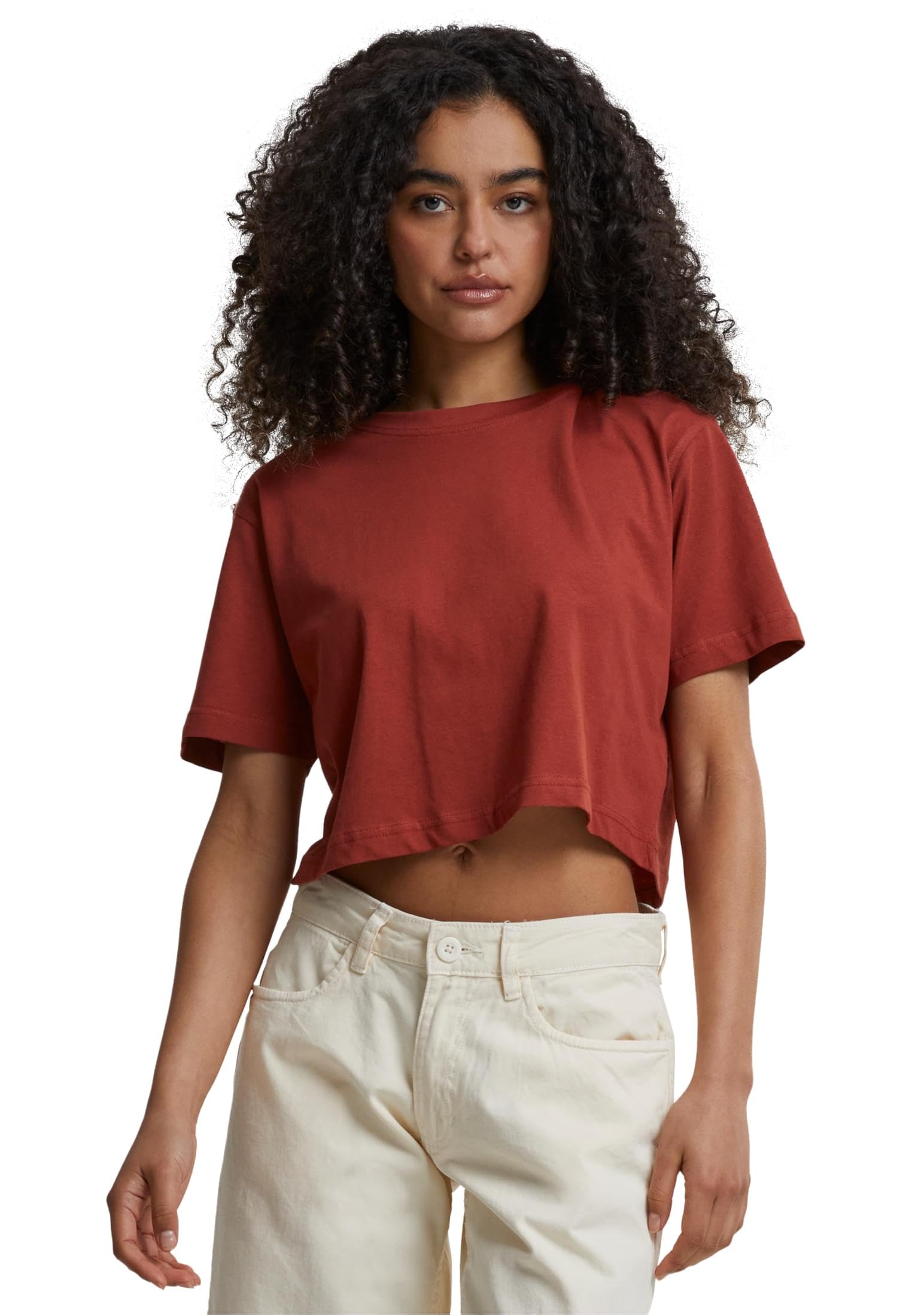 Urban Classics Women's Short Oversized Tee, Rusty, M