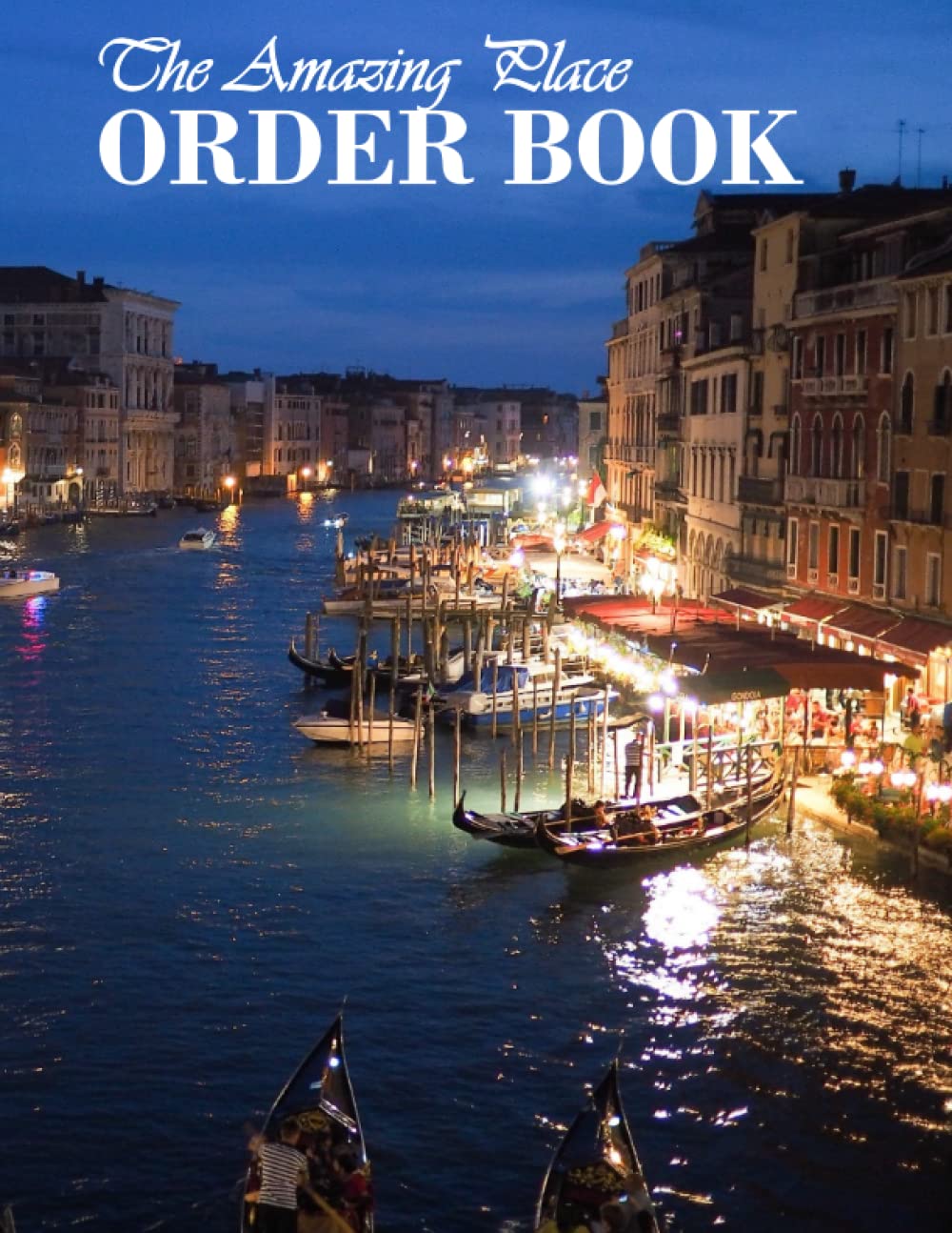 The Amazing Place ORDER BOOK: Simple Order Log Book, Order Organizer for Small Business or Personal, Customer Order Tracker Notebook, Daily Sales Order Planner