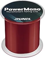 Vista 12 de Runcl PowerMono - Línea de pesca monofilamento de 300/500/1000 yardas, máxima resistencia, amortiguación de sacudidas, suspensión en agua, nudos