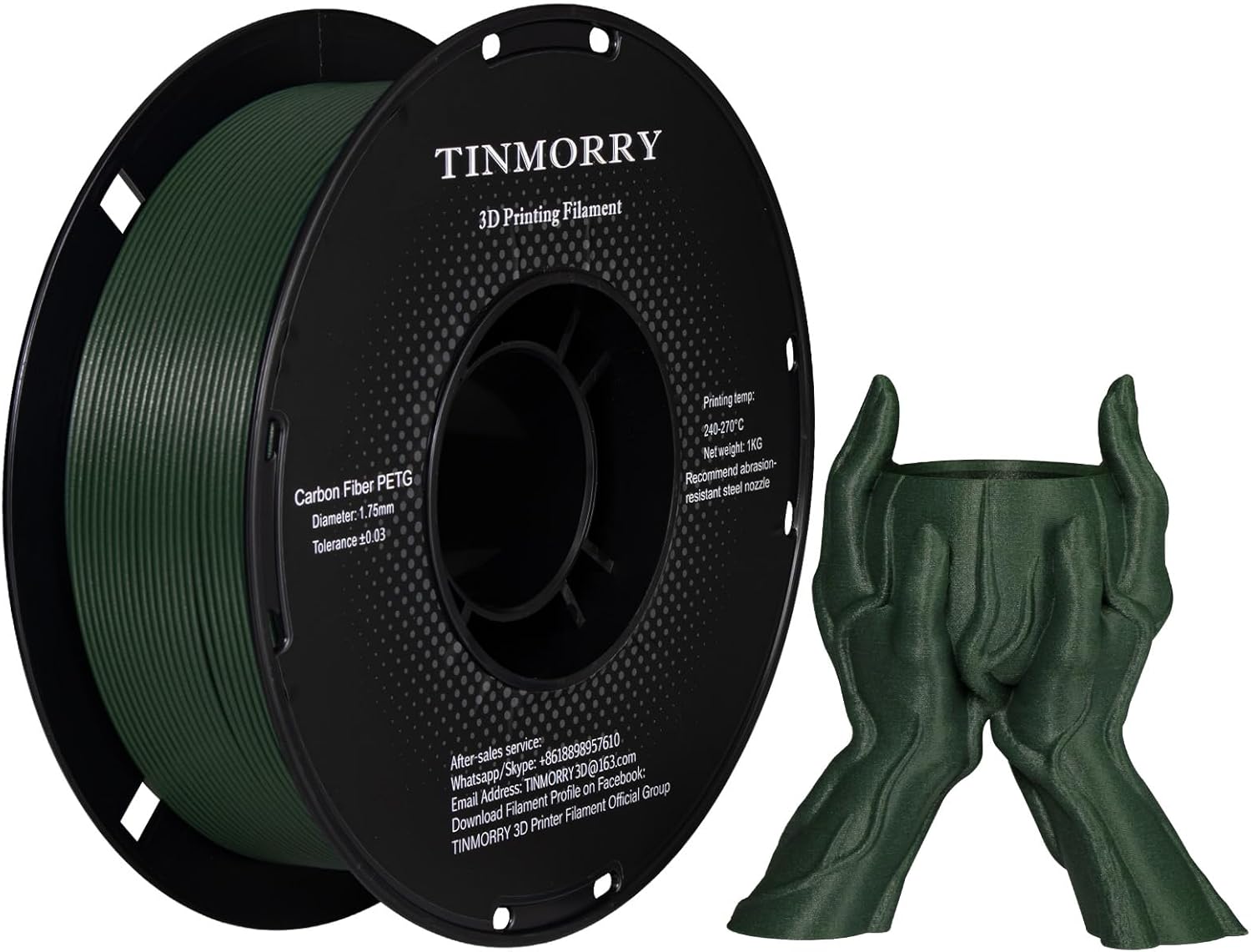 Amazon.co.jp カーボンファイバー PETG フィラメント 1.75mm,【TINMORRY】PETG 3Dプリンター