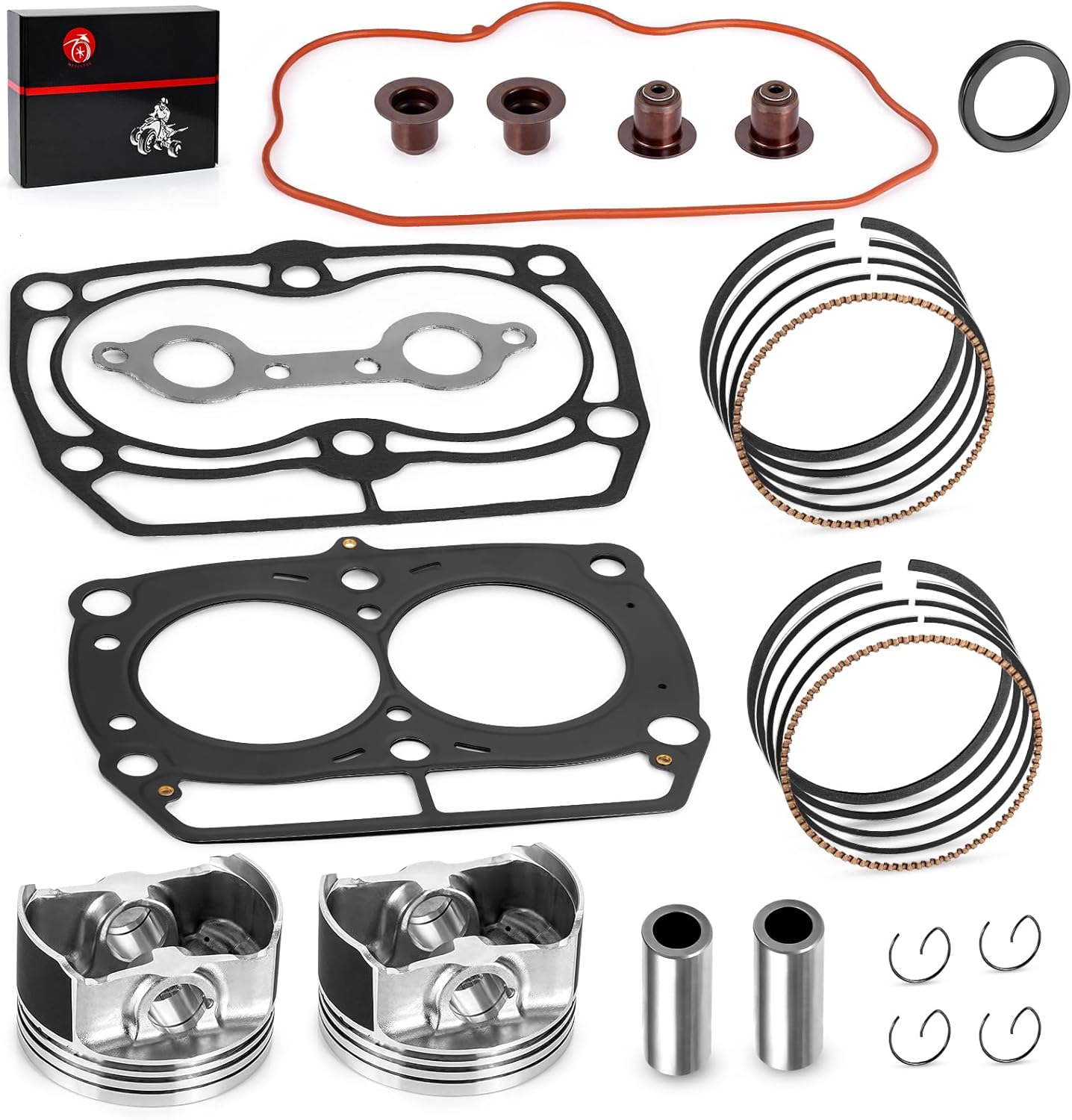Top End Piston Ring Kit w/Gasket for Polaris Sportsman Ranger RZR 800 2005-2010 5247359 2202917