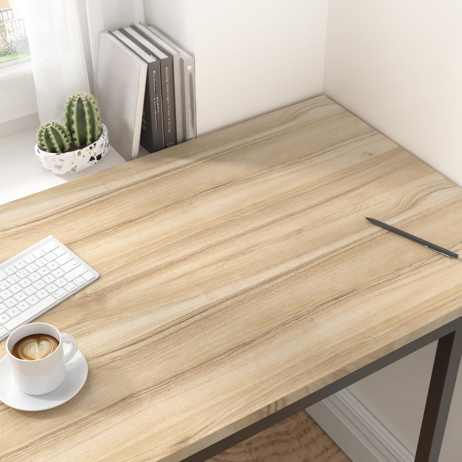 WESTICK Papel de contacto de grano de madera claro para encimeras de despegar y pegar, papel tapiz de madera impermeable para armarios de cocina, papel de contacto de madera autoadhesivo para