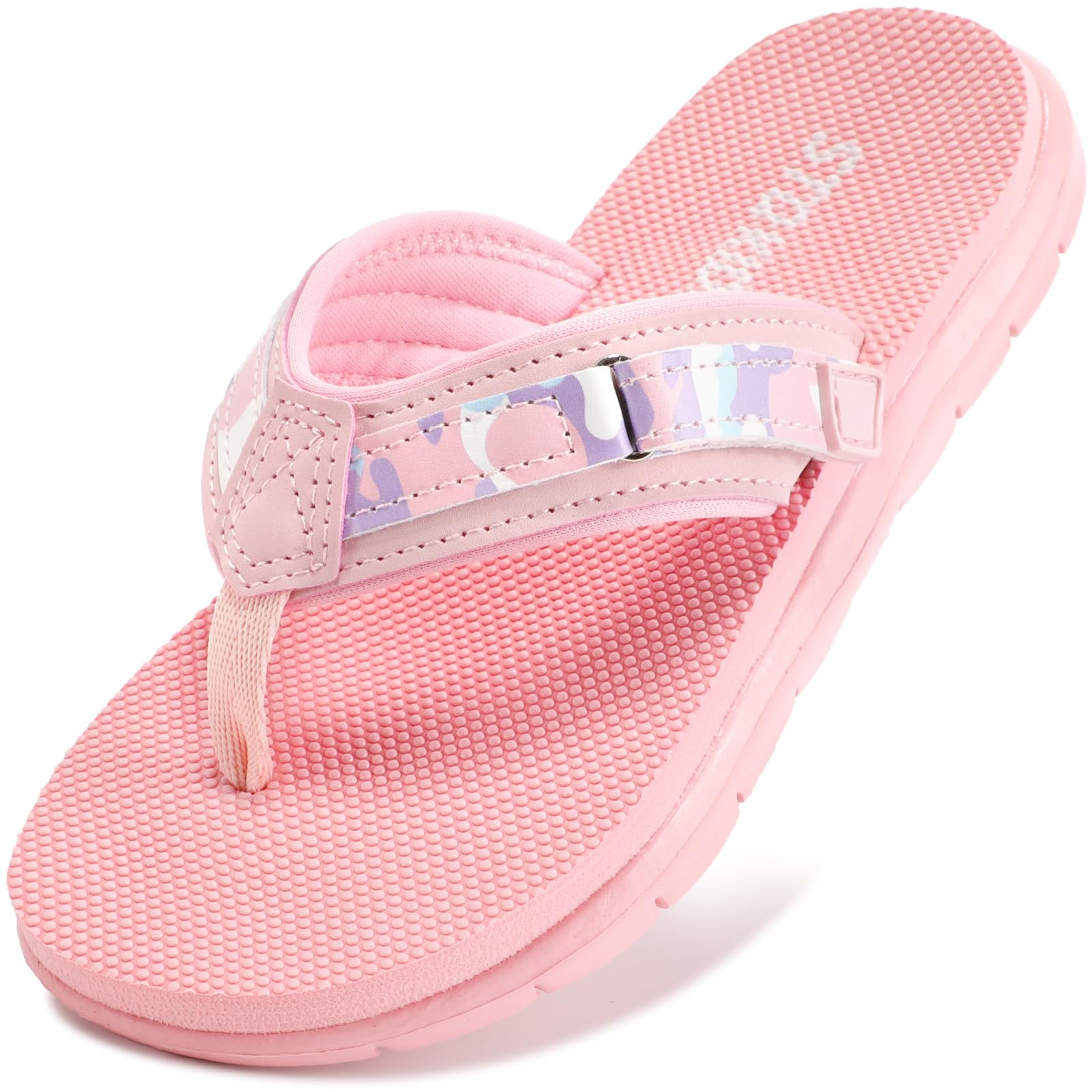 Flip Flops Boys Sandals Girls Unisex Summer Beach Non Slip Sport Bathroom Pool Swimming Shower Little/Big Kid Outdoor & Intdoor