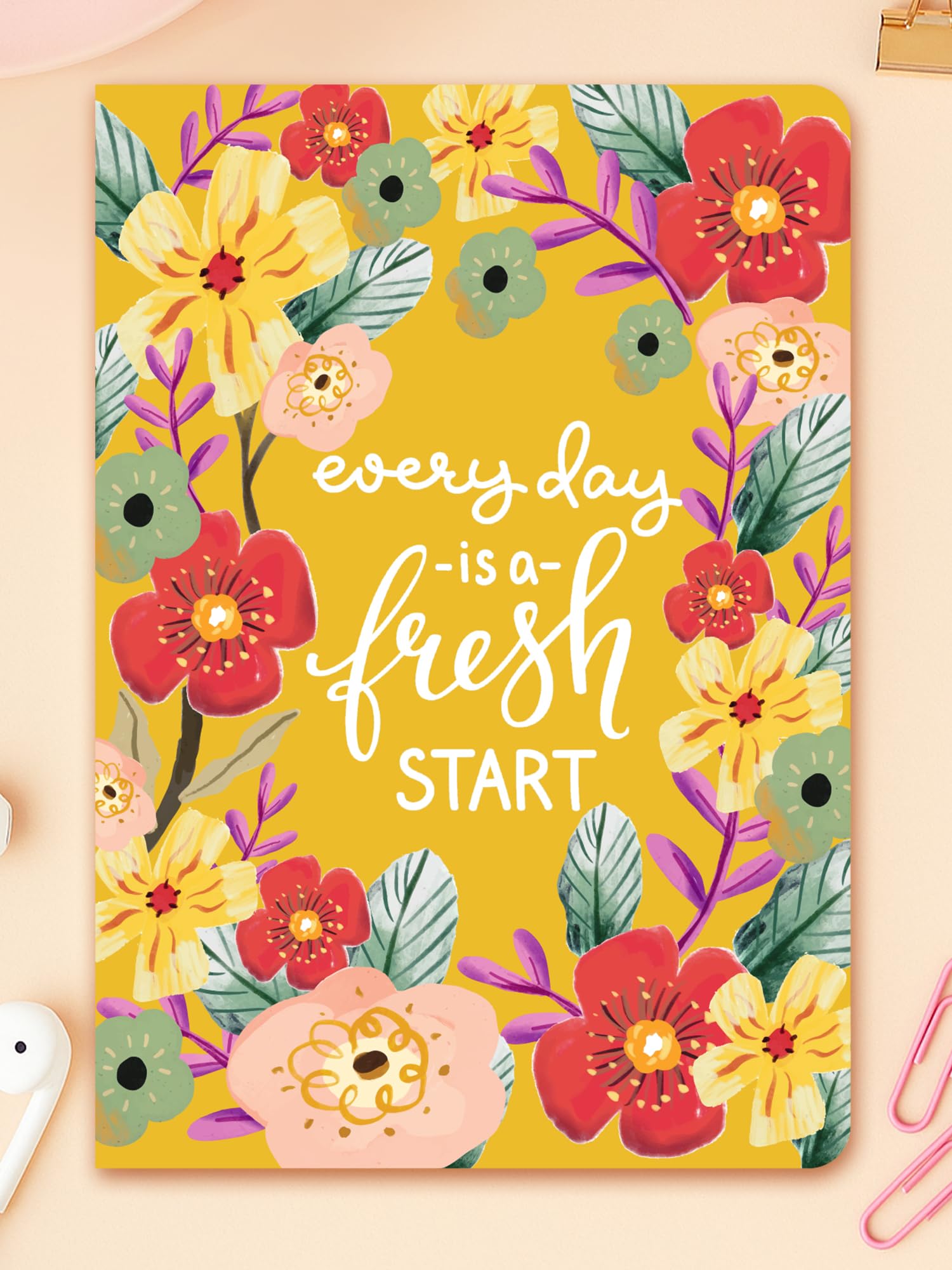 DOODLE A5 Undated Planner Notebook – 160 Pages (12-Month Planner + Notes), Soft Cover Journal with 80 GSM Paper – Motivational Quote Design, Compact Diary for Work, Study, Travel & Gifting-image-29