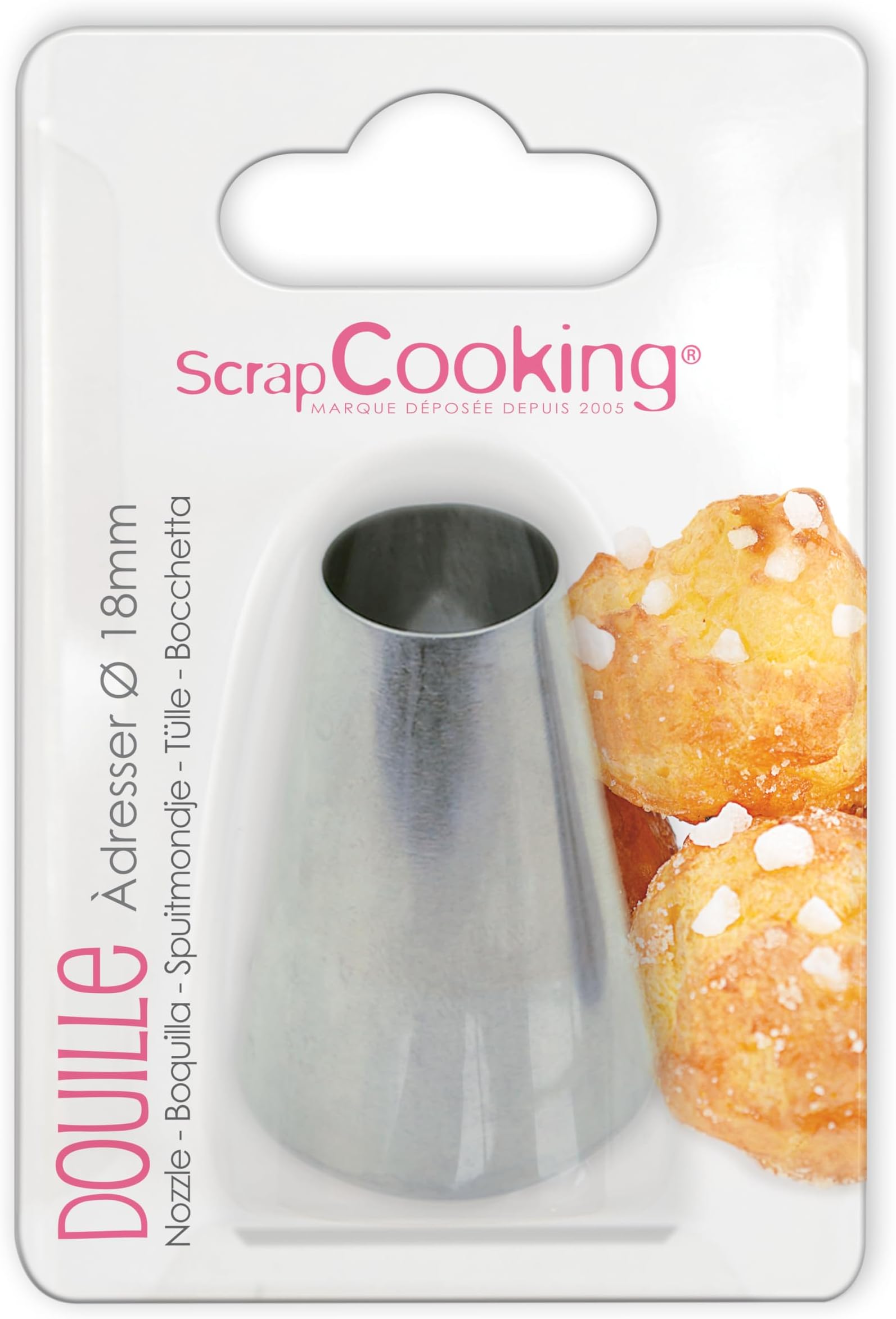 Scrapcooking 1800 Douille Inox Argent 18mm, Choux et Éclairs Amazon.fr Cuisine et Maison