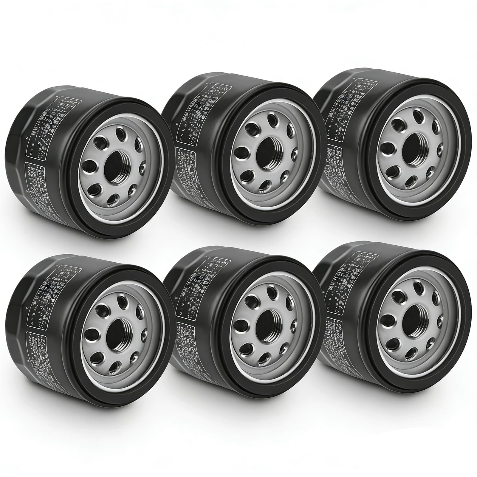 6 Pack 49065-0721 49065-7007 Oil Filter for Kawasaki FR FS FX Engine