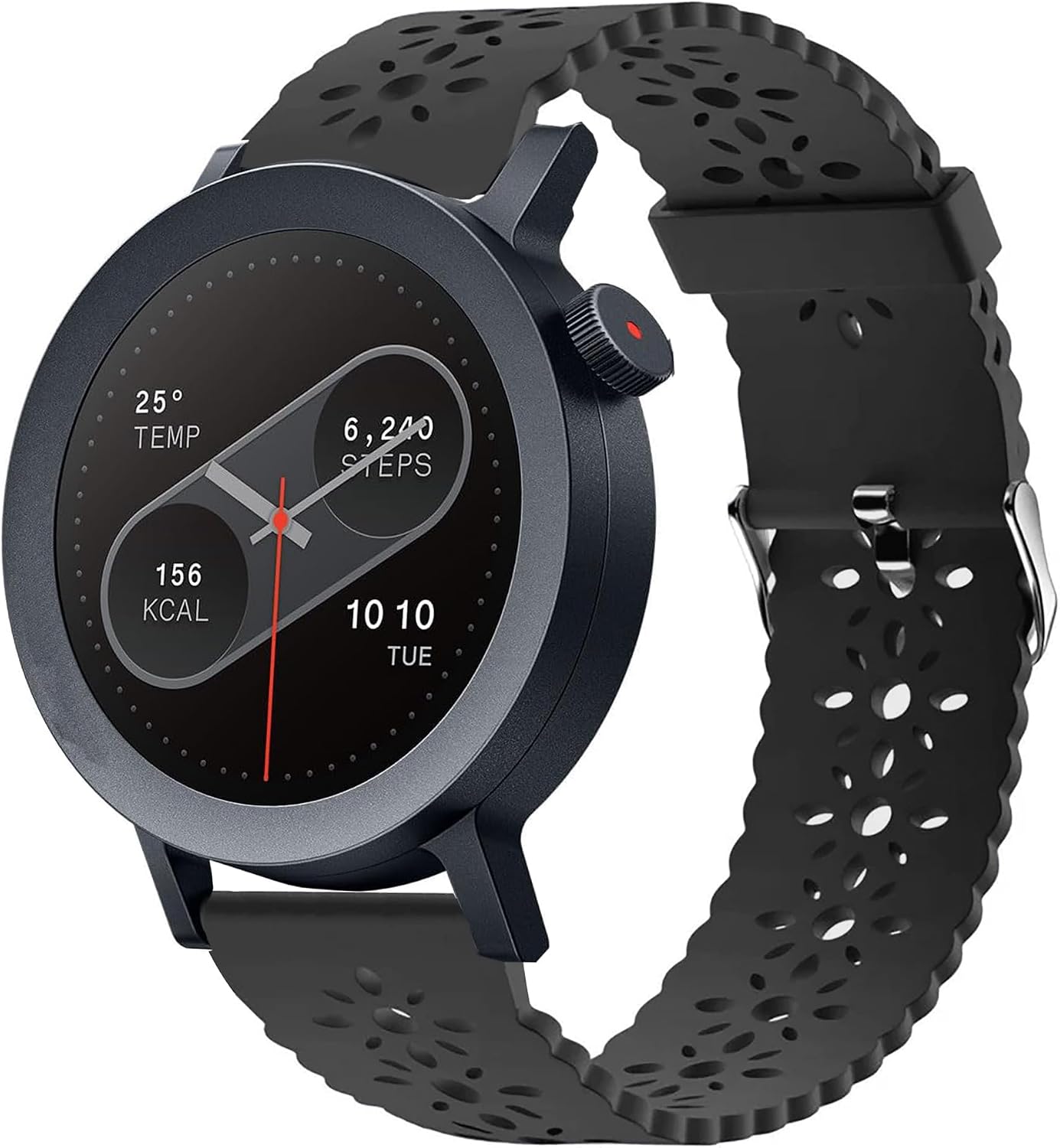 Compatible with CMF Watch 3 Pro bands, 22mm Silicone Lace Slim Thin Hollow-Out Replacement Straps Compatible with CMF Watch Pro 1, 2, 3 Pro Smartwatch