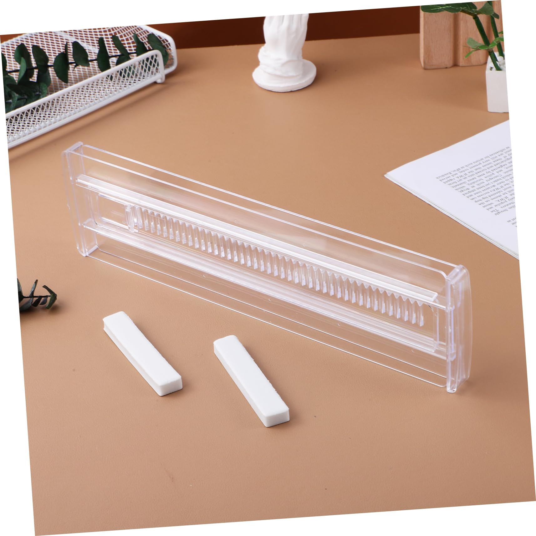 Cabilock 6 Divisores de Cajones de Plástico Ajustables, Expandibles y Resistentes, Organizador para Ropa y Toallas, Cocina y Dormitorio