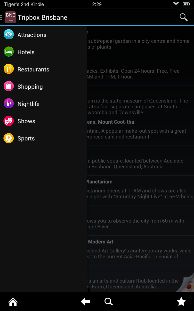 Tripbox Brisbane(Kindle Tablet Edition) - App on Amazon Appstore