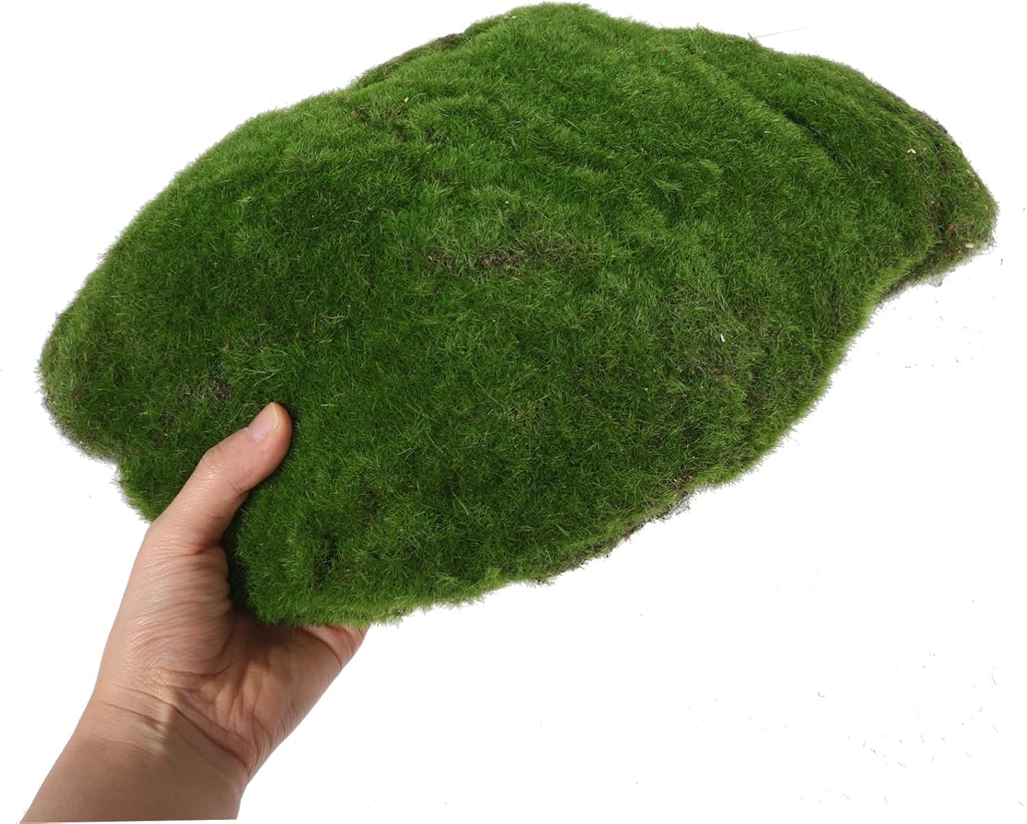 4pcs Realistic Simulated Moss Stones Faux Grass Balls for Garden Patio Decor DIY Craft Seasonal Arrangements