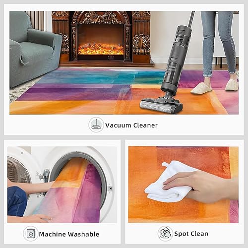 Miniatura 65 de Alfombras temáticas de hacker para dormitorio, alfombra digital de arte abstracto, alfombras Cyberpunk para sala de estar, alfombra antideslizante