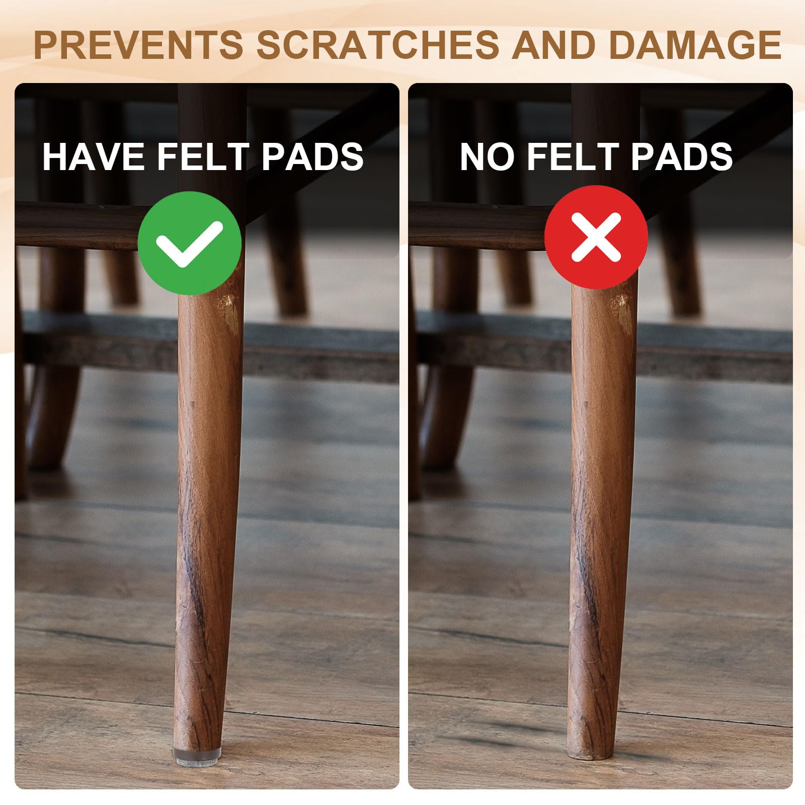 PATIKIL 28 mm Nail-on Felt Pads - Image 3