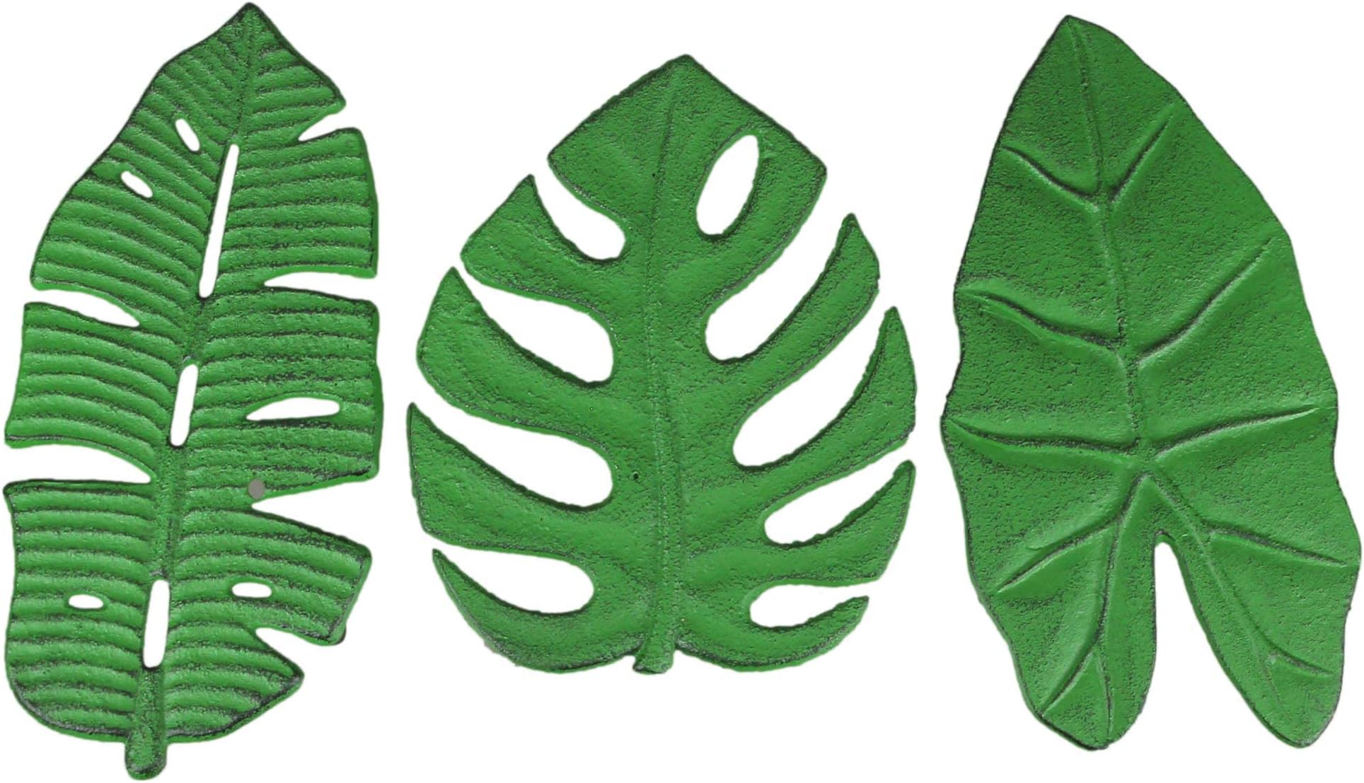 The Bridge Collection Palm Leaf Cast Iron Trivet Coastal