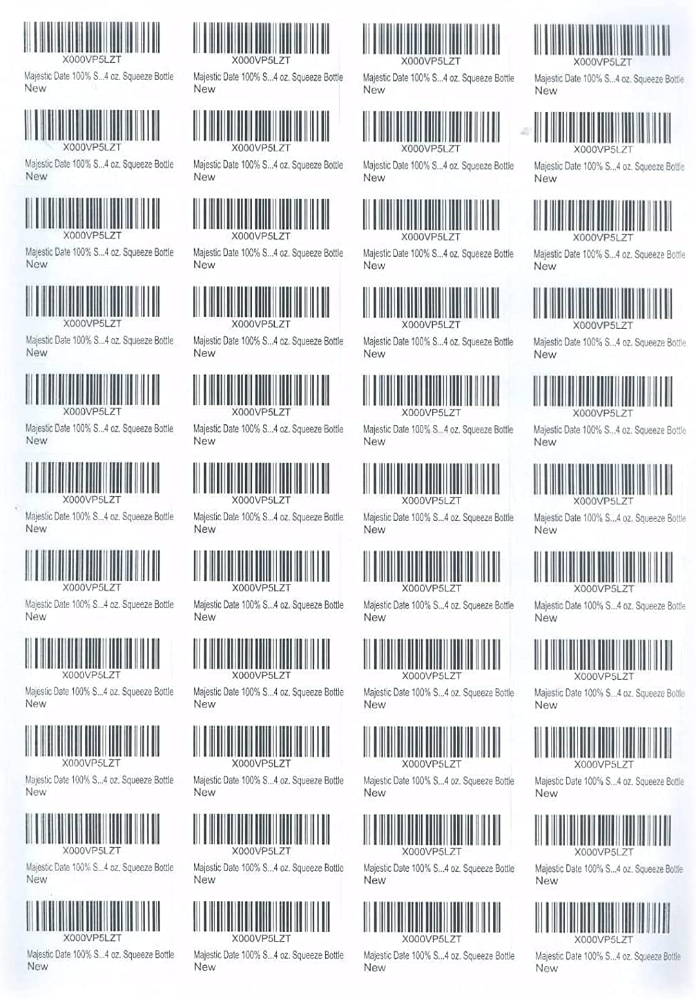 100 Sheets A4Label-44 A4 Self Adhesive Stickers Shipping Mailing Label Pack of 100 Sheets 4400 Labels White