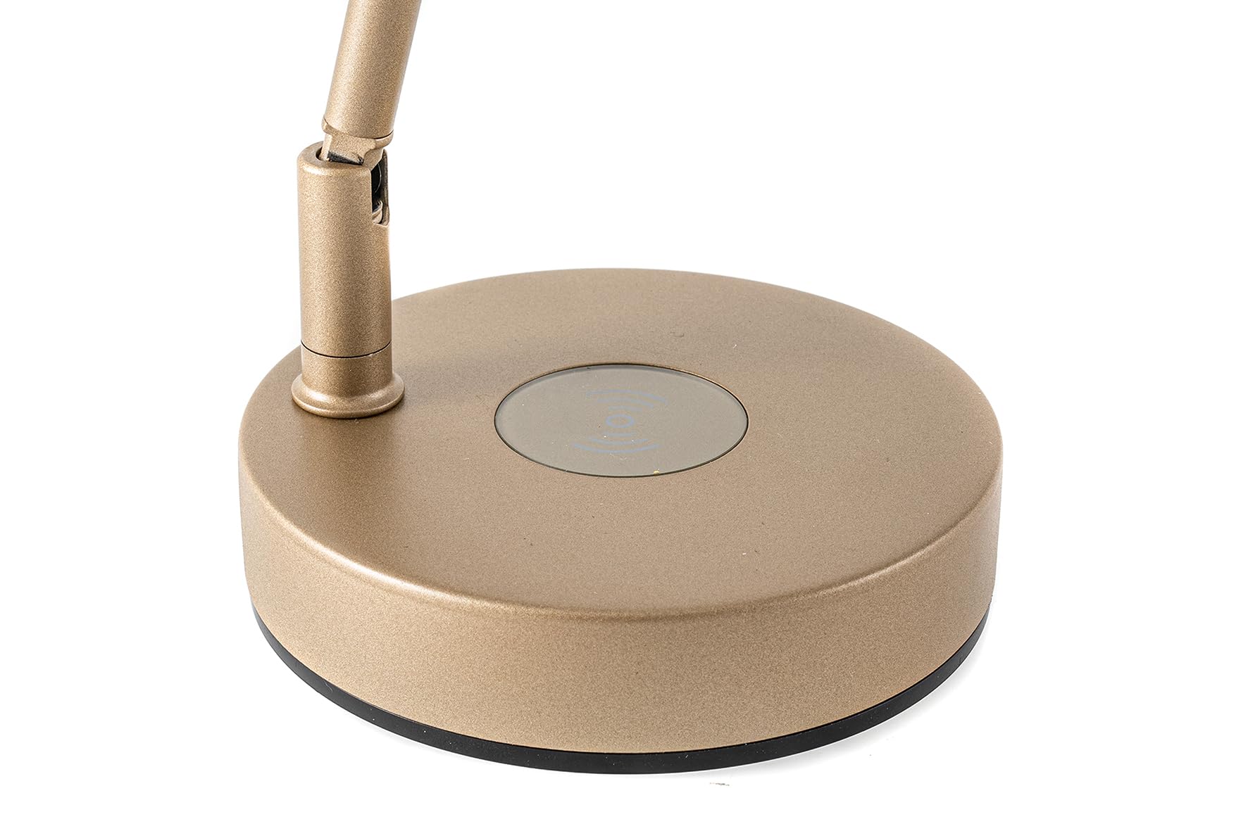 GEWA Pianolampe/Pianoleuchte/Notenpultleuchte - Berührungssensor - 78 LEDs - 3000 K - 6500 K - Dimmbar - 1200 Lux - USB Ladebuchse - Aluminium - Inkl. Netzteil - Farbe: Gold Matt