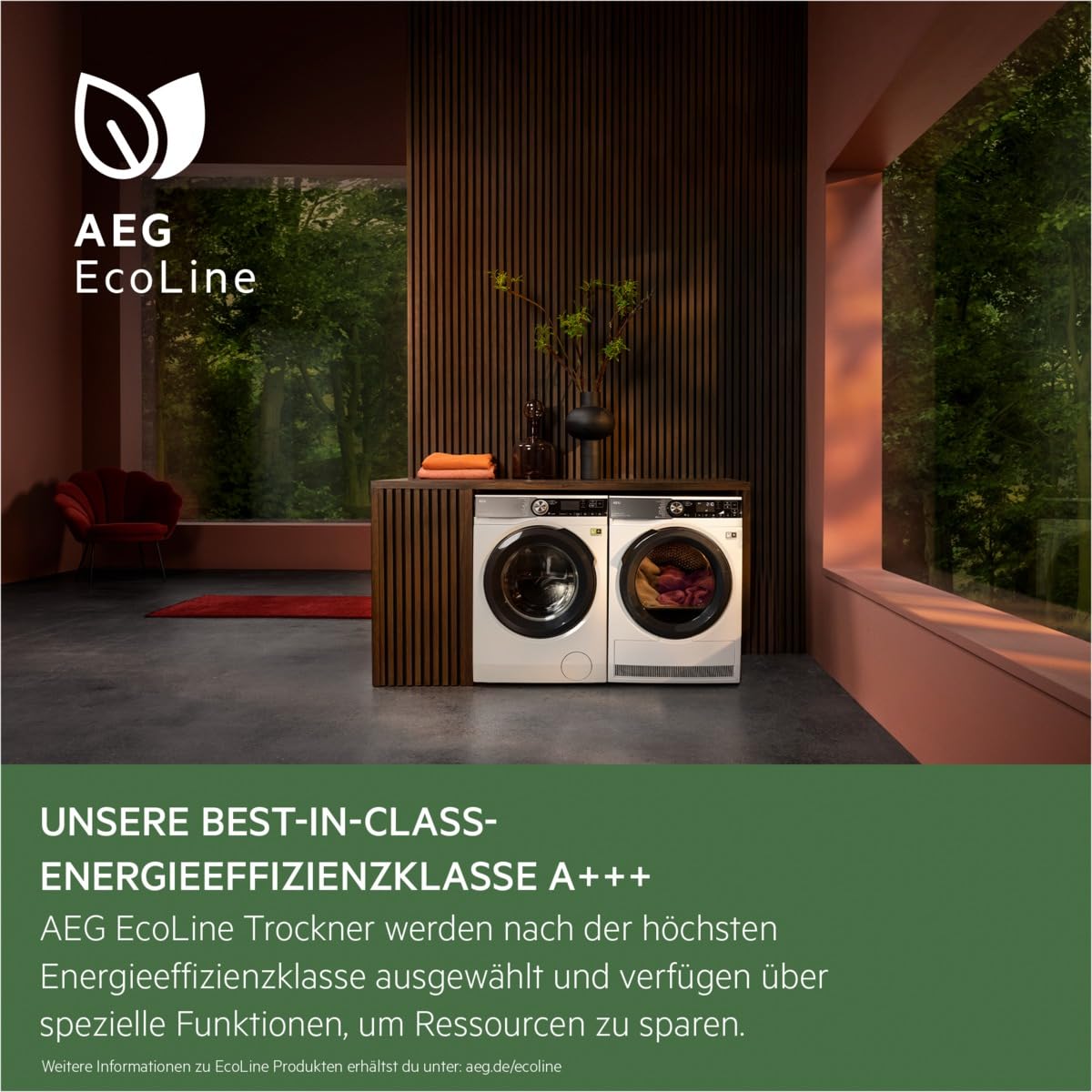 AEG TR8T70680 Wärmepumpentrockner/Serie 8000 mit AbsoluteCare® & CARE + PROTECTUniversal-Zwischenbaurahmen, Platzsparender Zwischenbausatz, Universell für Waschmaschinen mit Tiefe 47-62 cm