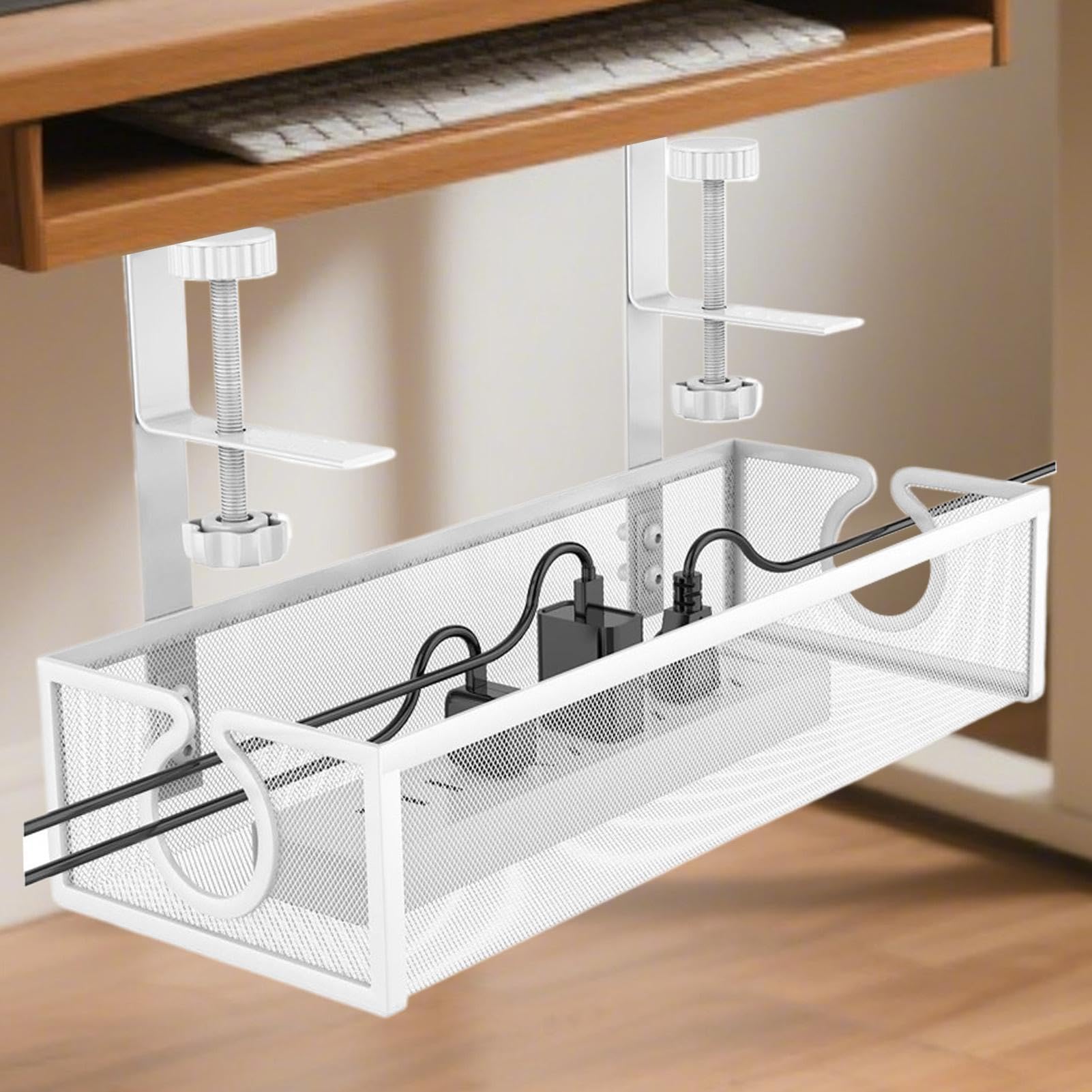 Schreibtisch-Kabelorganizer Multifunktionales Metallnetz | Schreibtisch-Kabelorganizer Geeignet Für Studio, Wohnzimmer, Schlafzimmer, Studierzimmer Und Den Täglichen Gebrauch