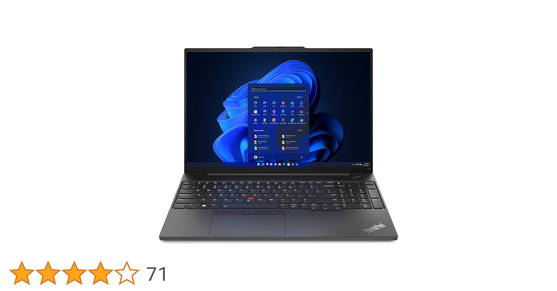 Lenovo Thinkpad E16 Gen 1 16